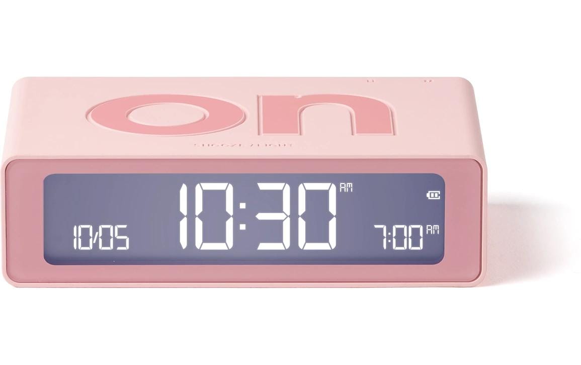 Lexon, Digitalwecker Flip Mini Light Pink