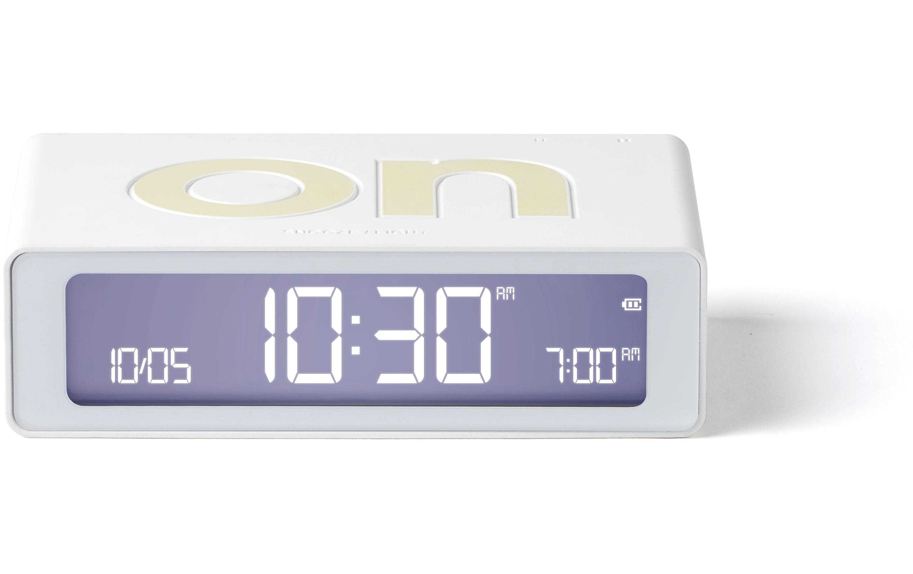 Lexon, Digitalwecker Flip Mini Weiss