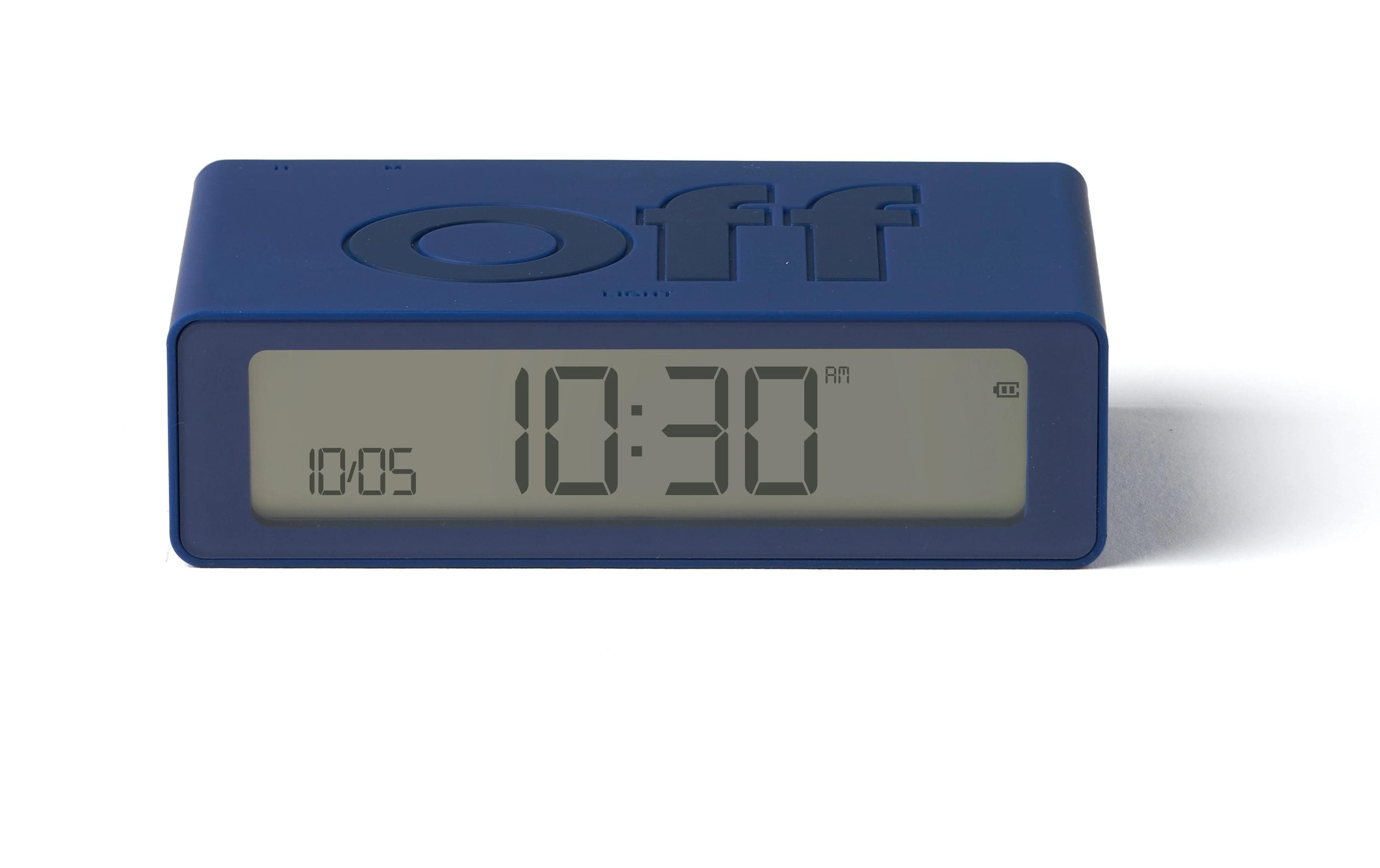 Lexon, Digitalwecker Flip Mini Dunkelblau