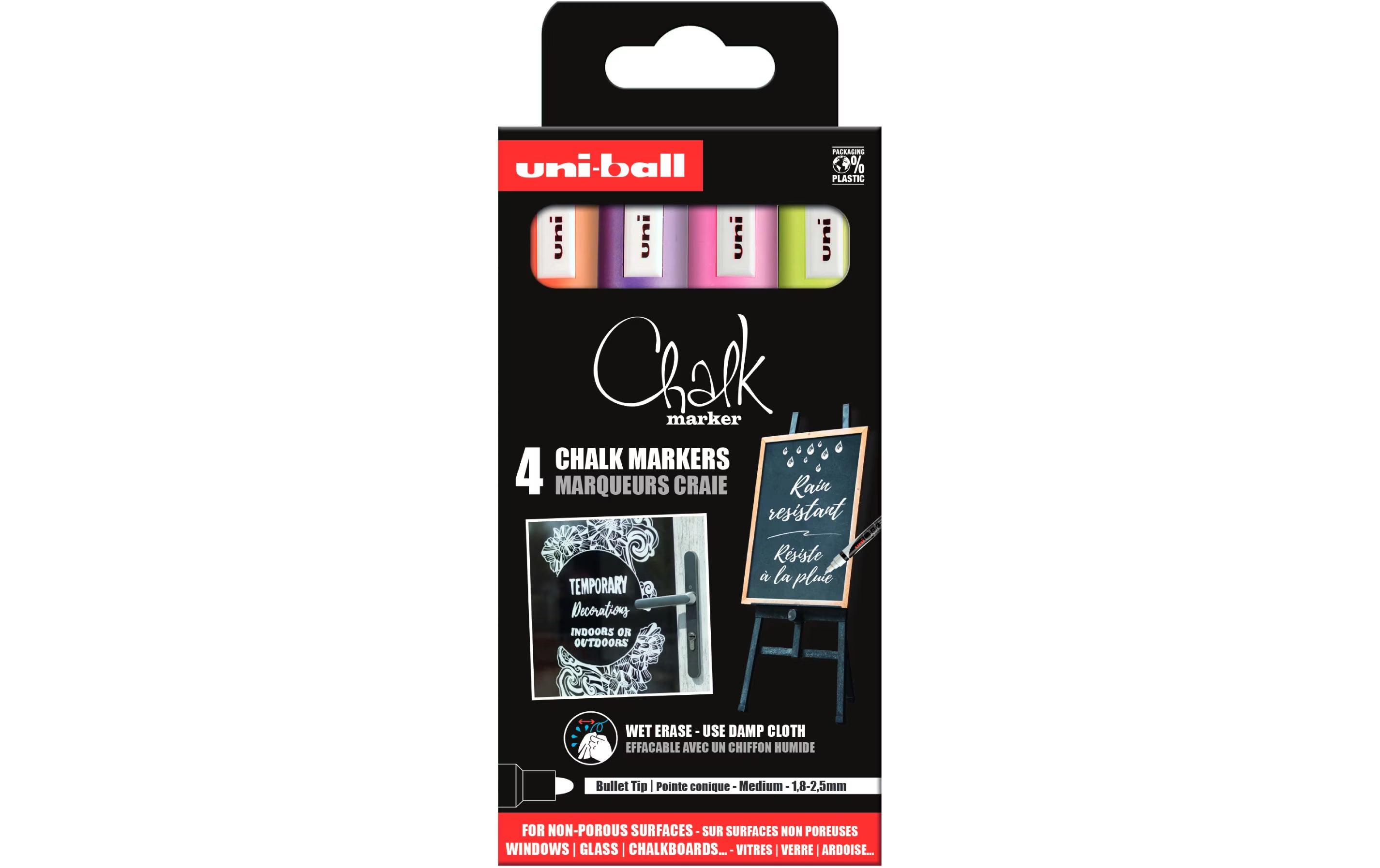 Uni CHALK Kreidemarker PWE-5.M Rundspitze