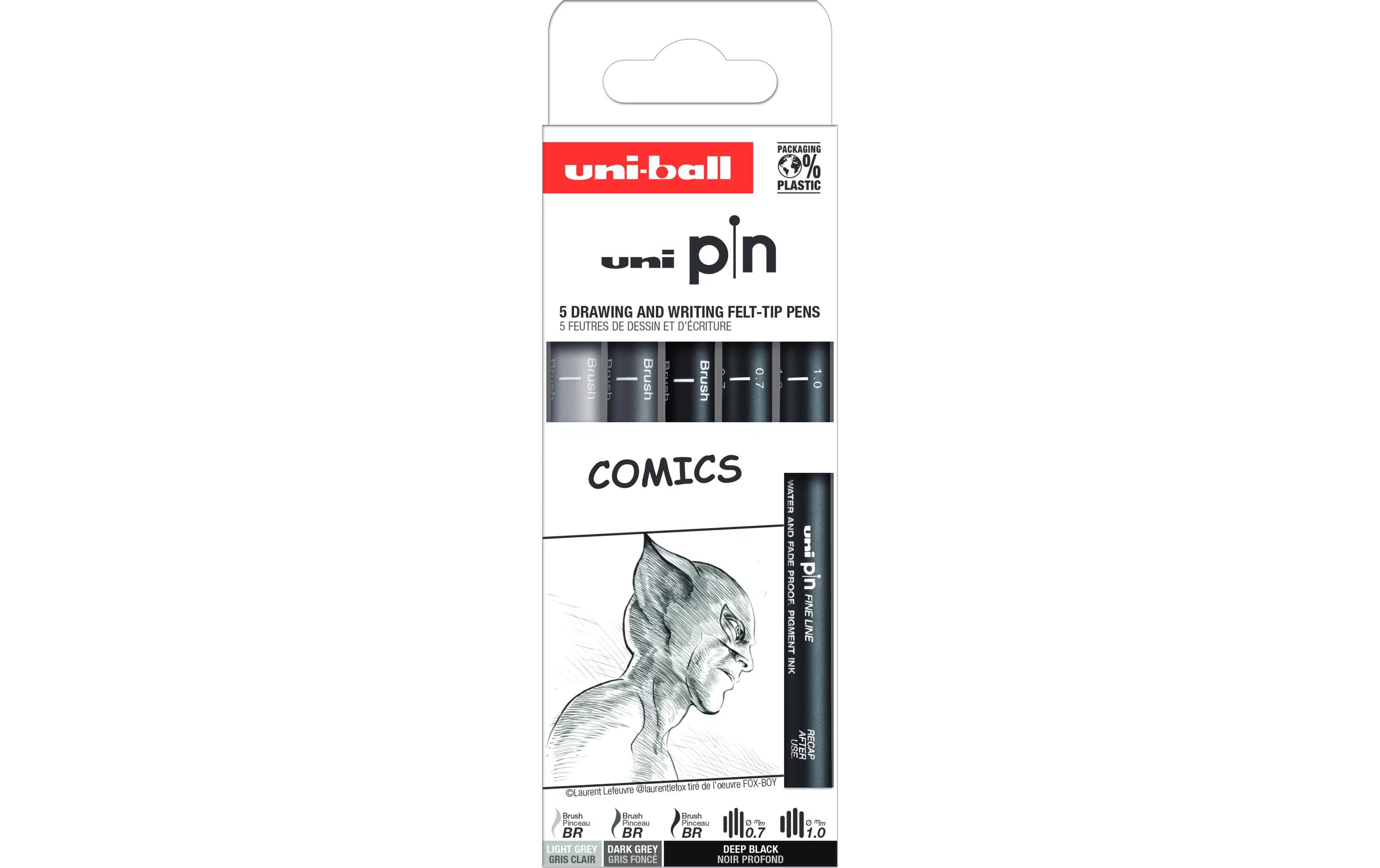 Uni PIN Fineliner Set Comics