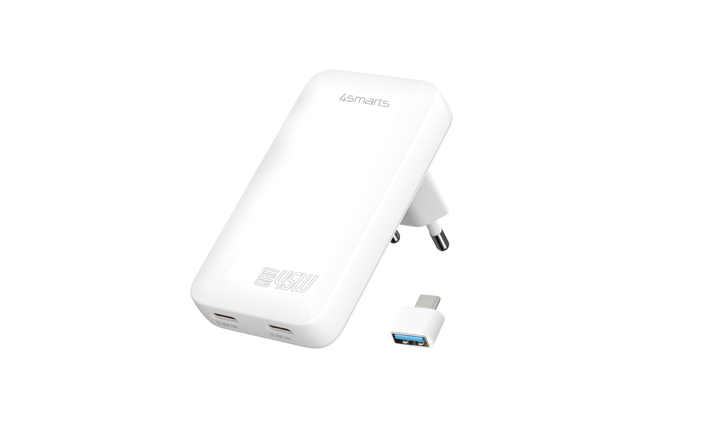 4SMARTS Ladegerät FlatPlug Slim Dual