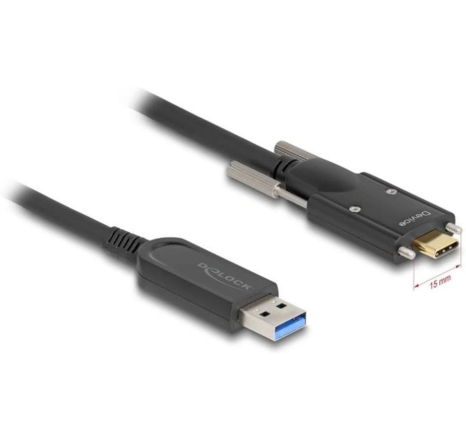 Delock AOC USB Kabel 8k Typ A-C, 15m