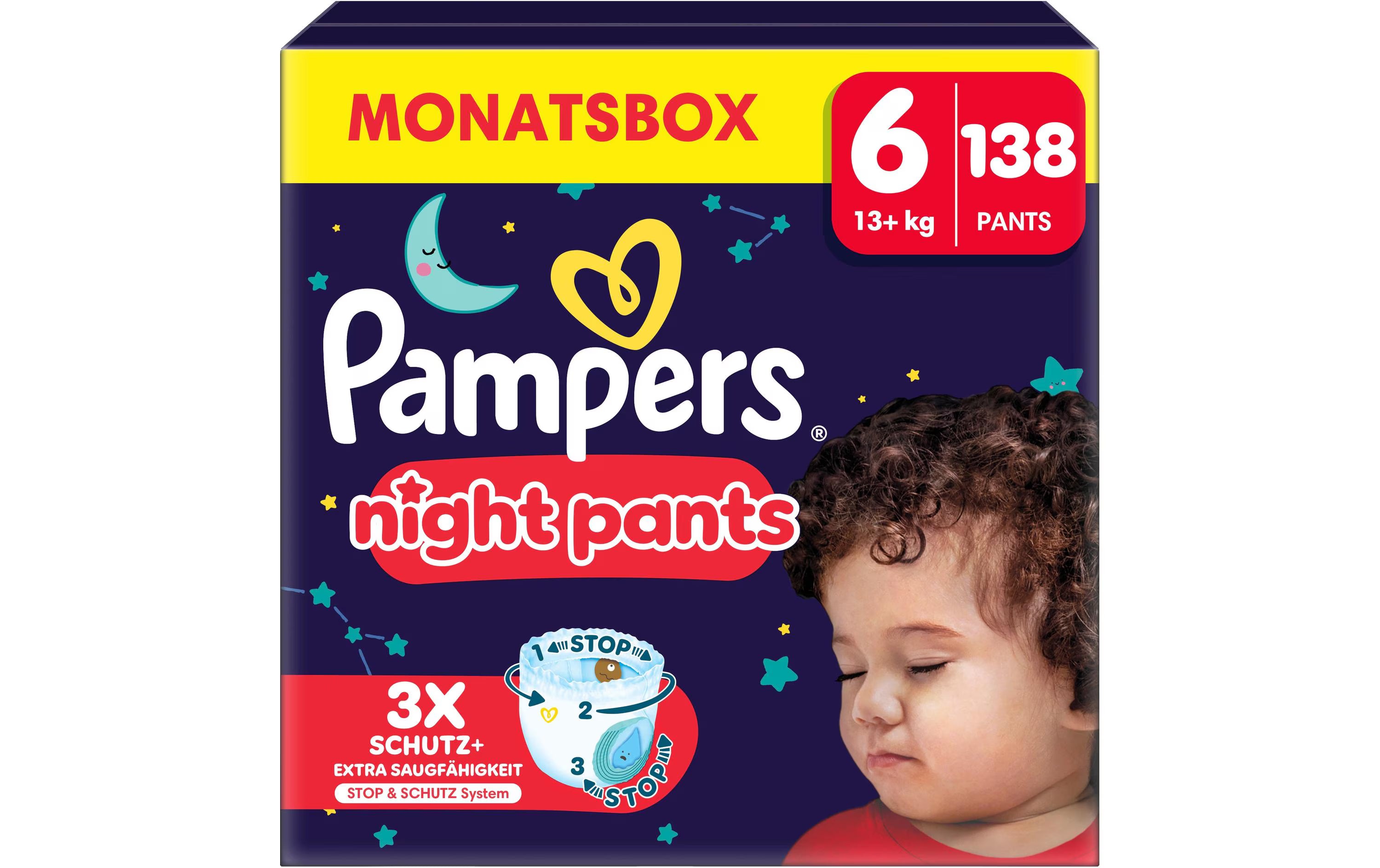 Pampers Nachtwindeln Baby Dry Night Pants