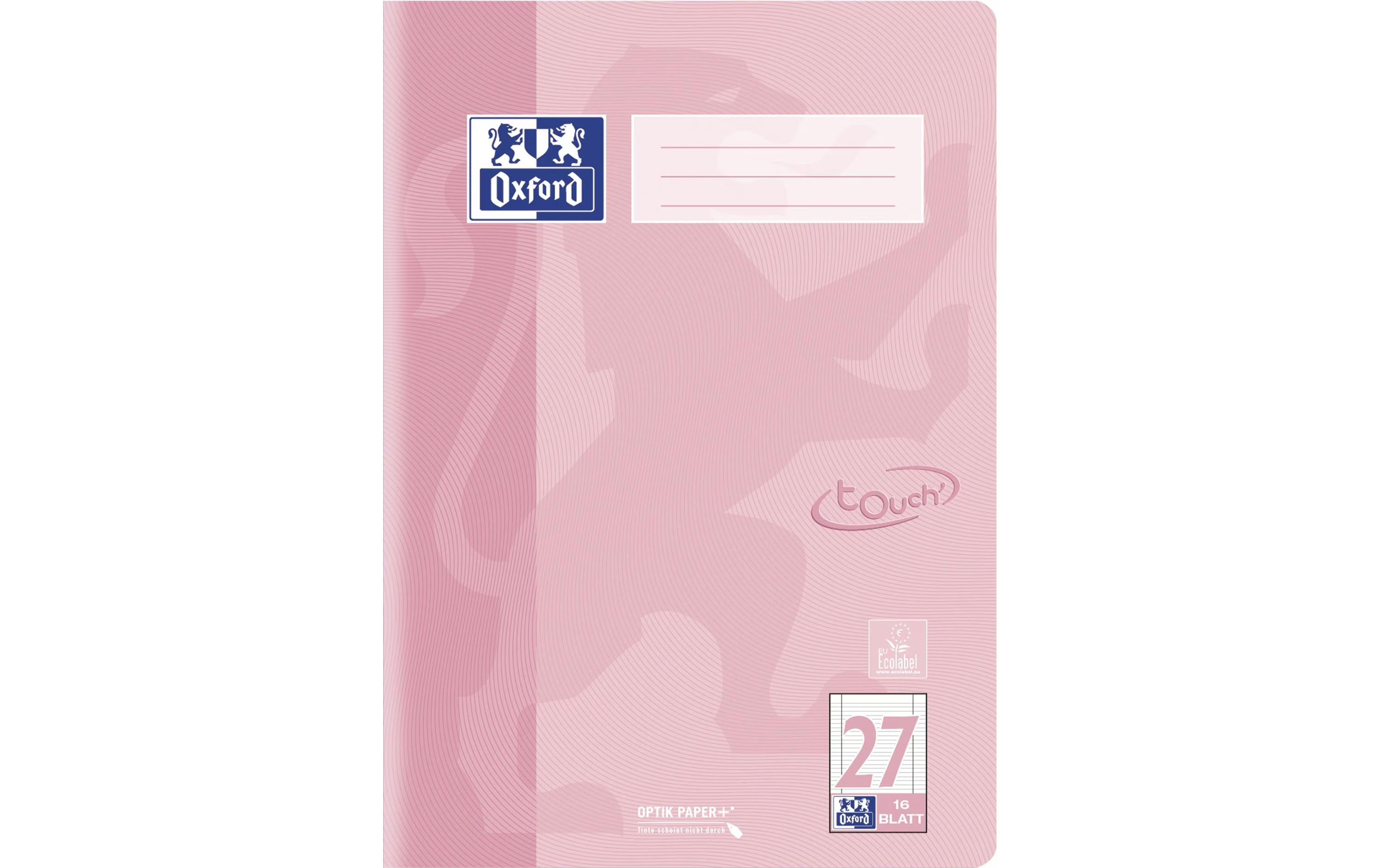 OXFORD TOUCH A4 Heft Lineatur 27, liniert