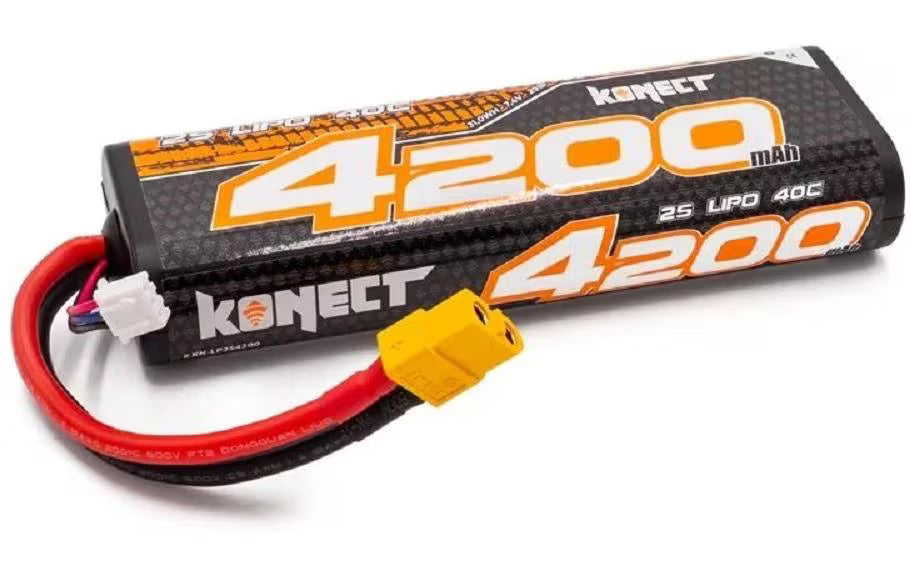 Konect Lipo 4200mah 7.4V 40C 2S1P 31Wh