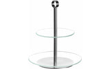 GK/Etagere 2tlg. silber CENA