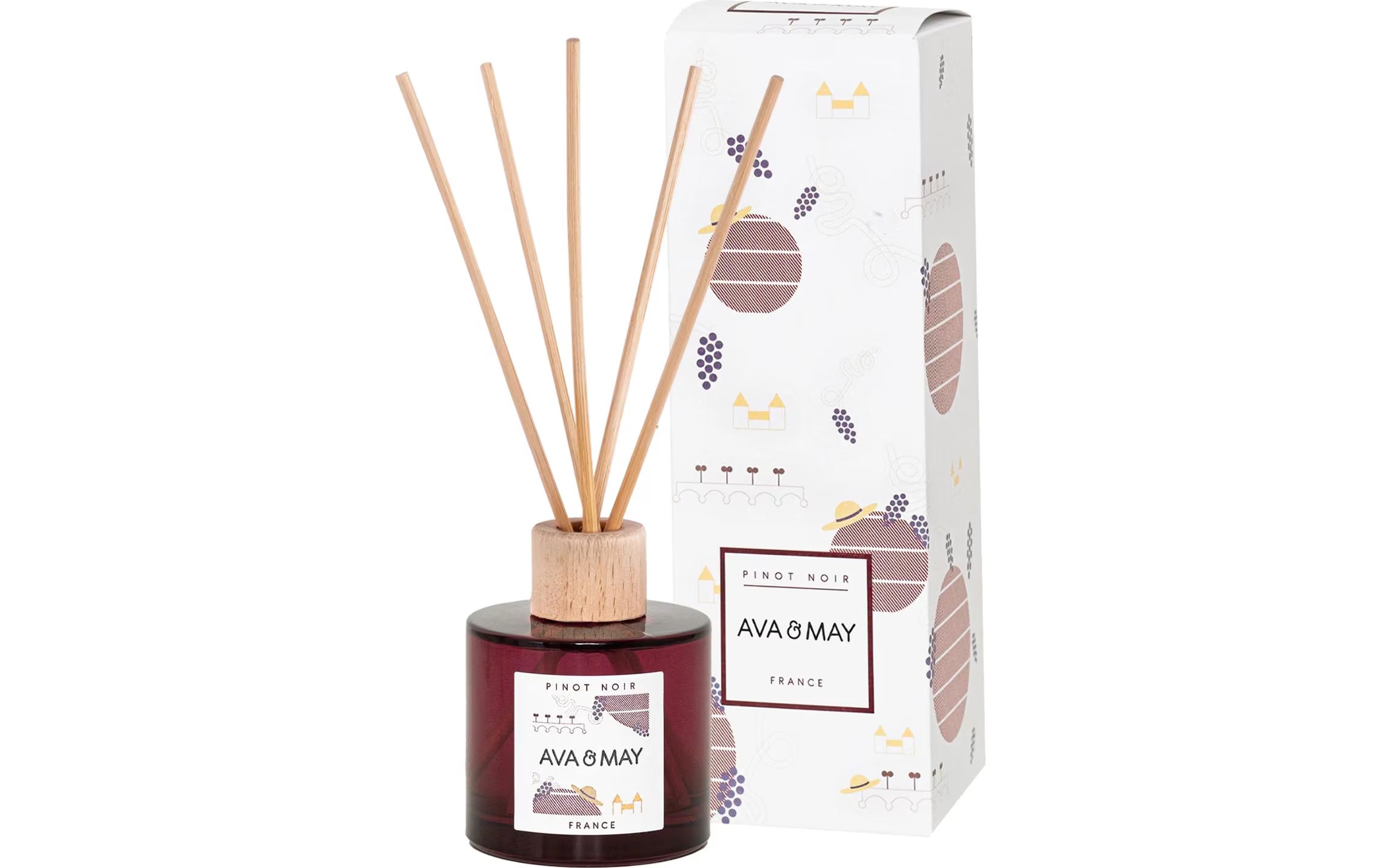 AVA & MAY, Duftstäbchen Pinot Noir 100 ml