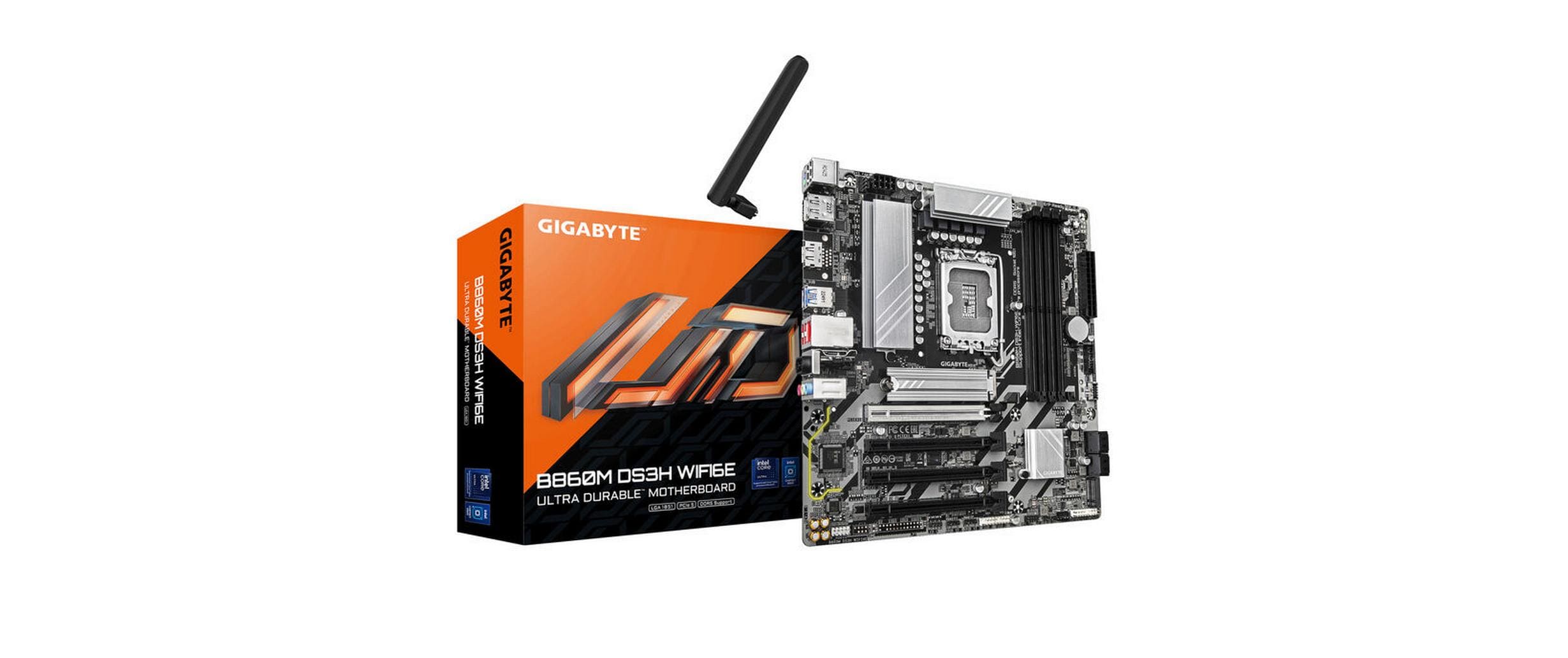 Gigabyte B860M DS3H WIFI6E, uATX