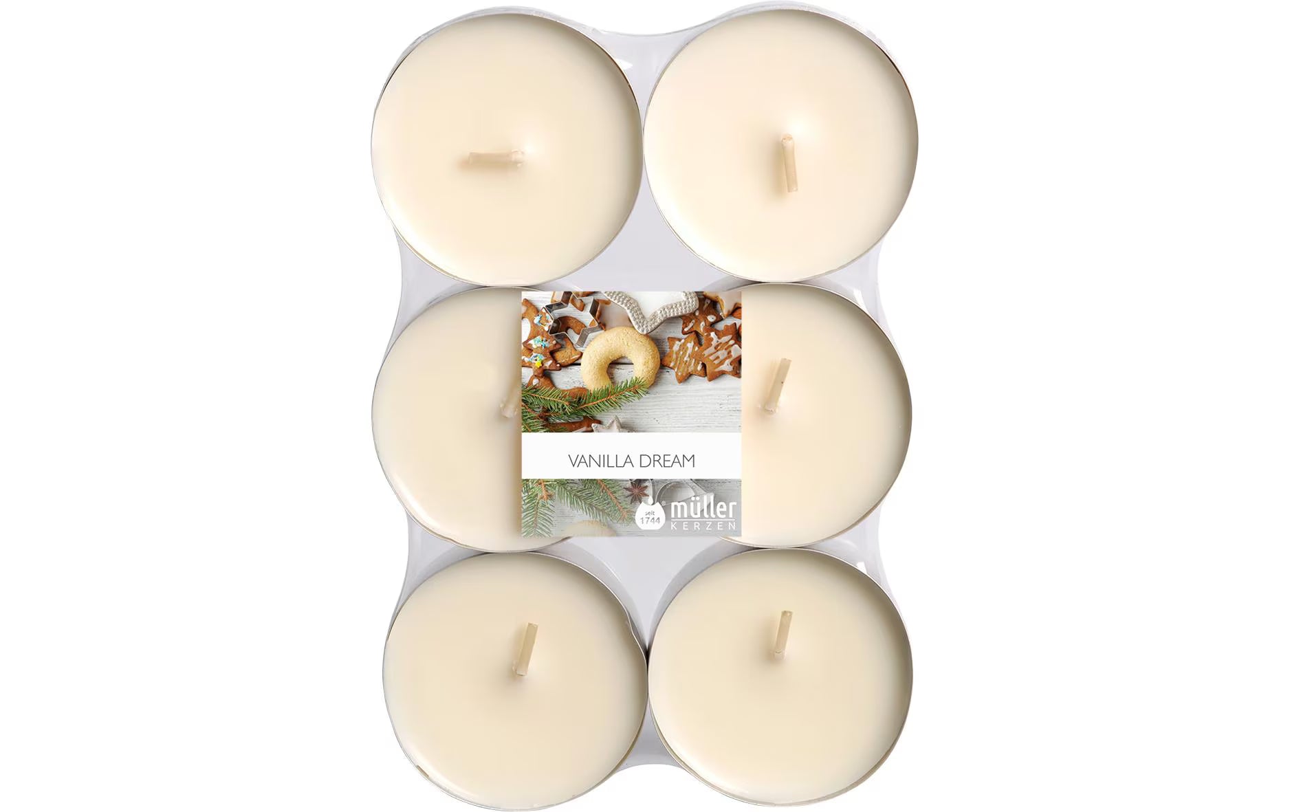 Müller Kerzen Teelichter Maxi,Vanilla Dream