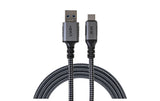 onit USB-Kabel A-C schwarz/grau 1m