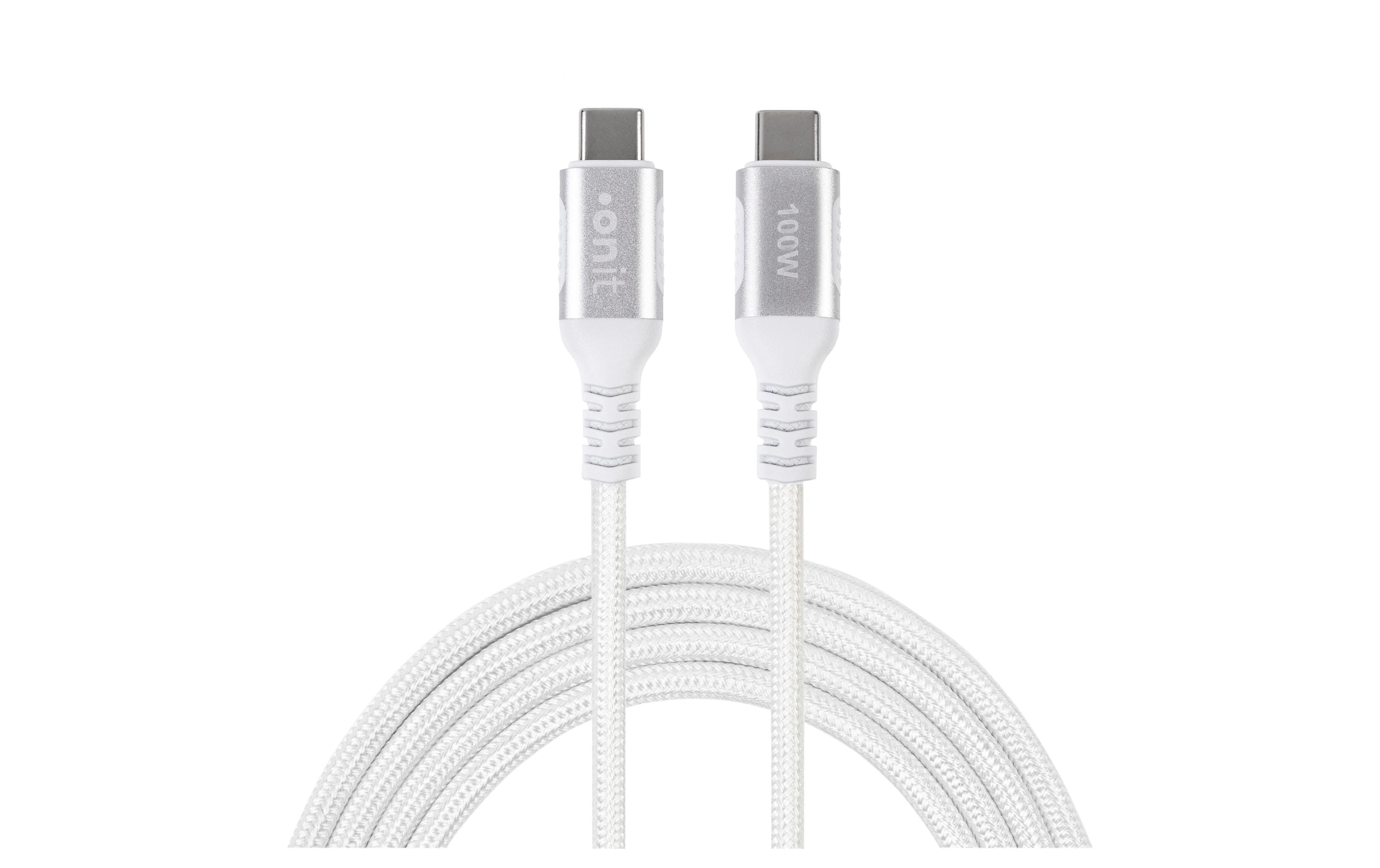 onit USB-Kabel C-C weiss 2m