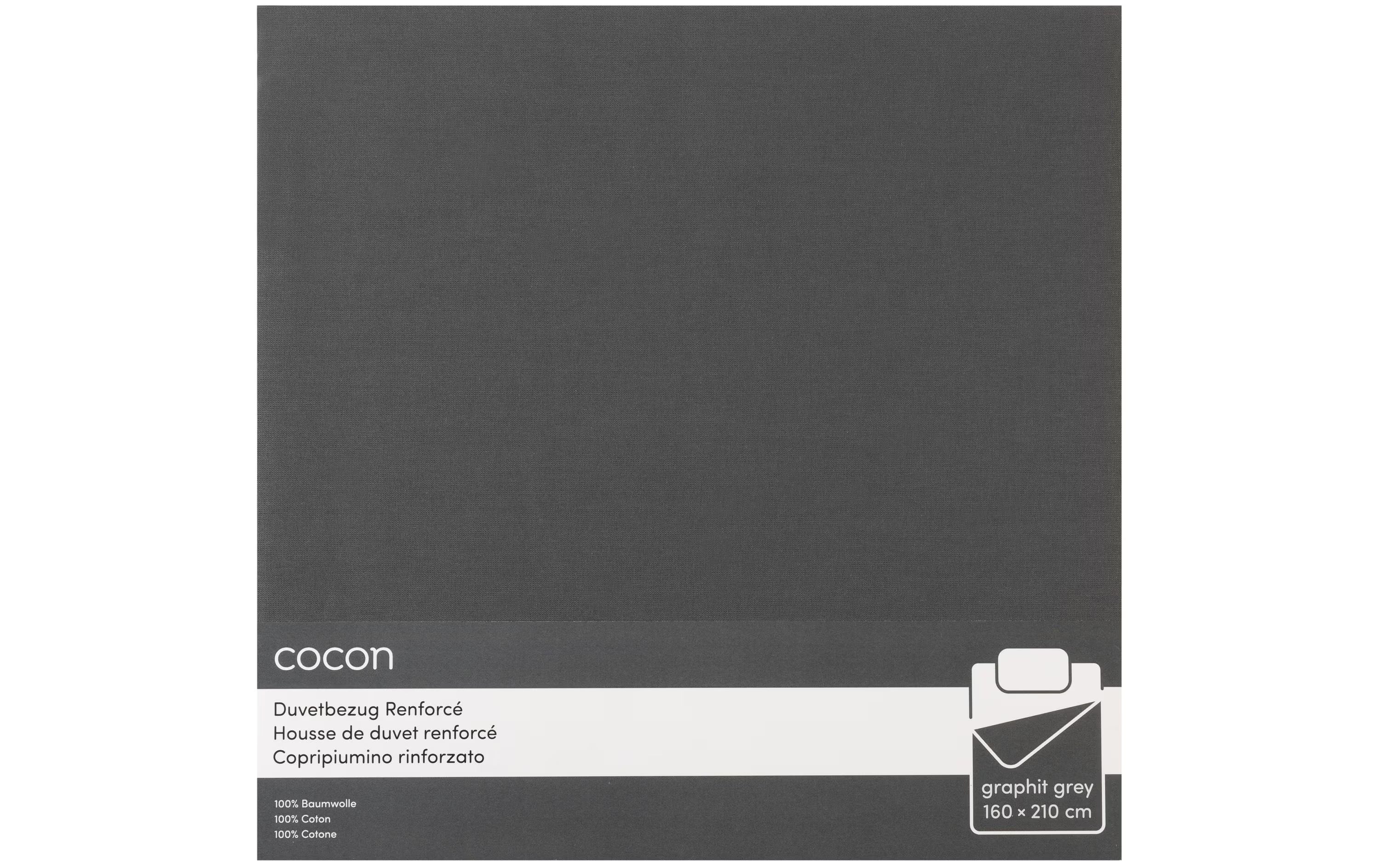 COCON Duvetbezug Renforcé 160 x 210 cm,