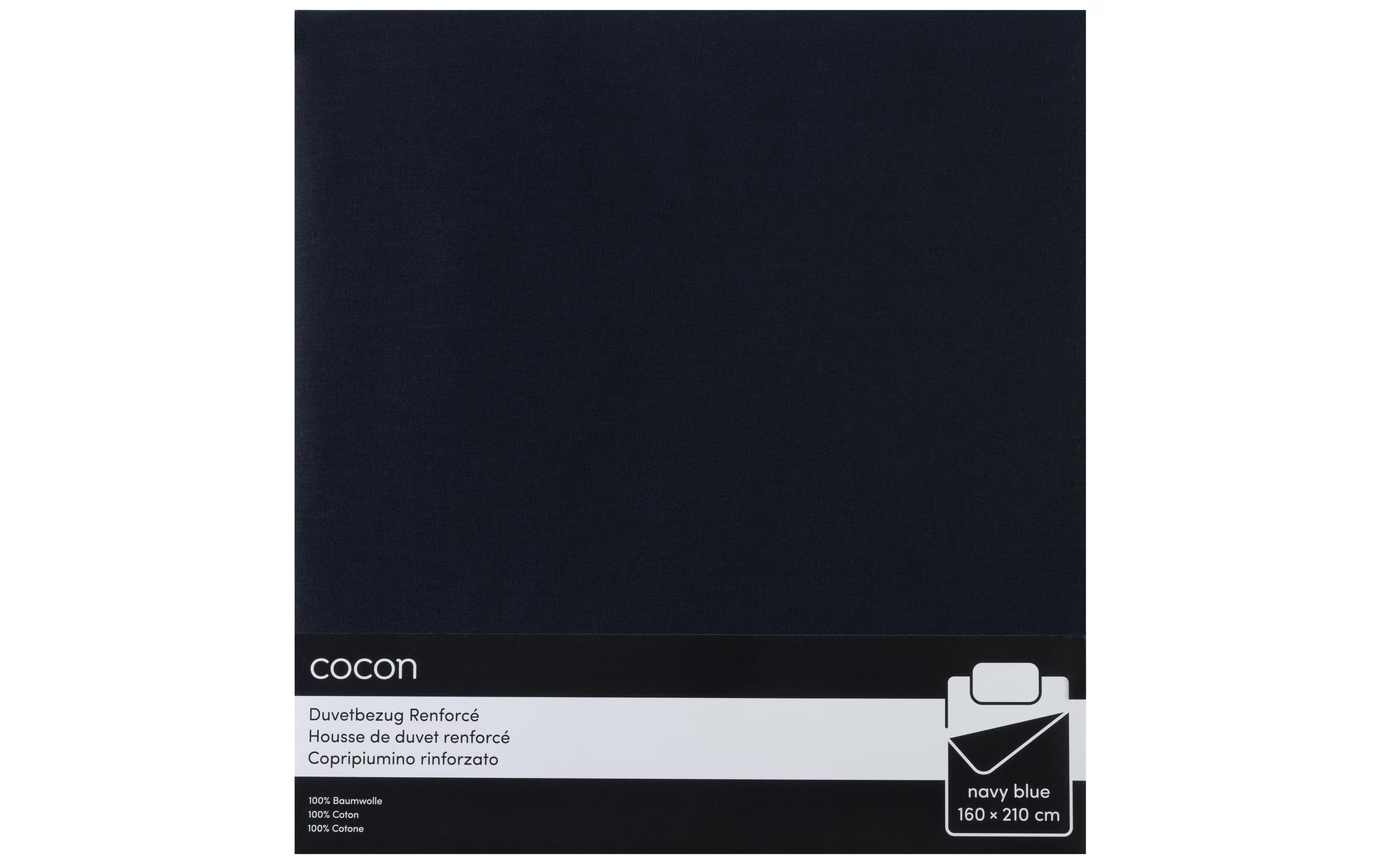 COCON Duvetbezug Renforcé 160 x 210 cm,