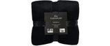 Flair Flanelldecke Shiny 150x200 Schwarz