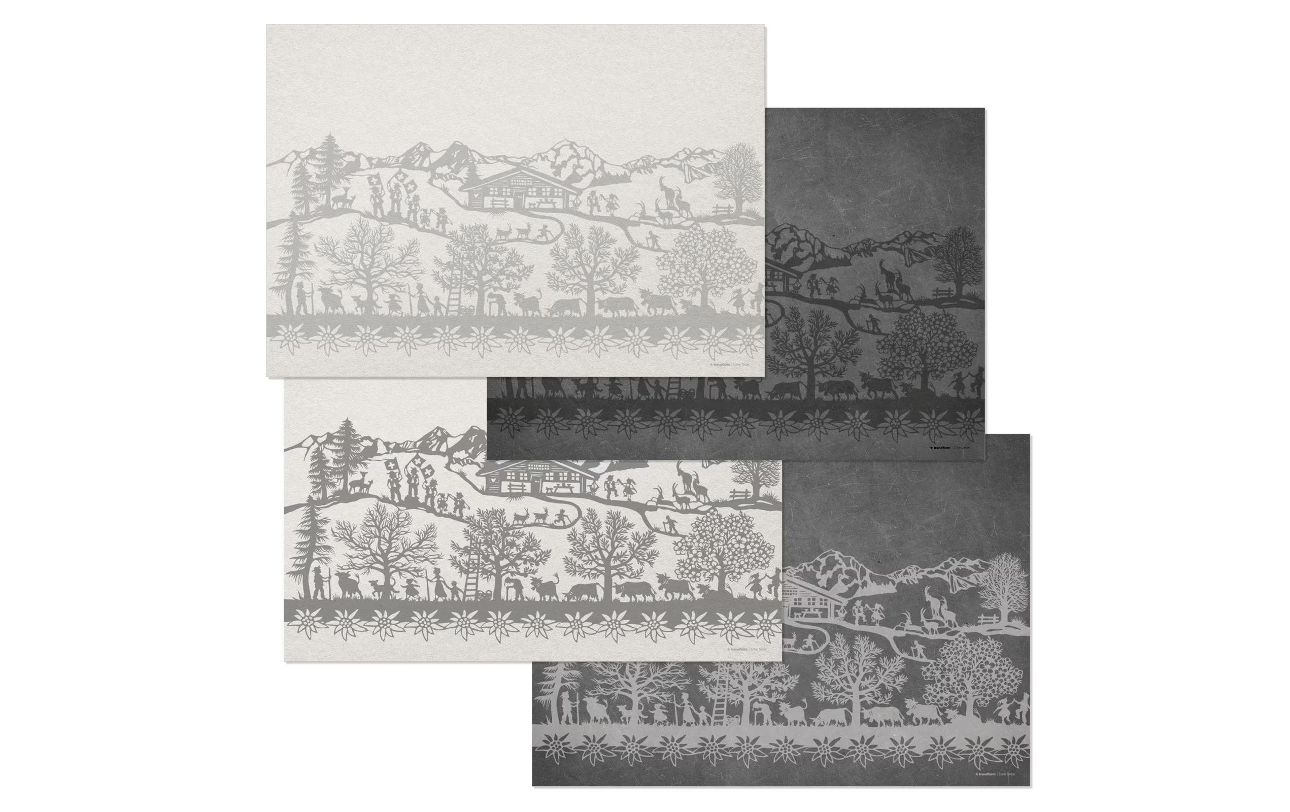 Trendform Papiertischset SWISS Tradition 9