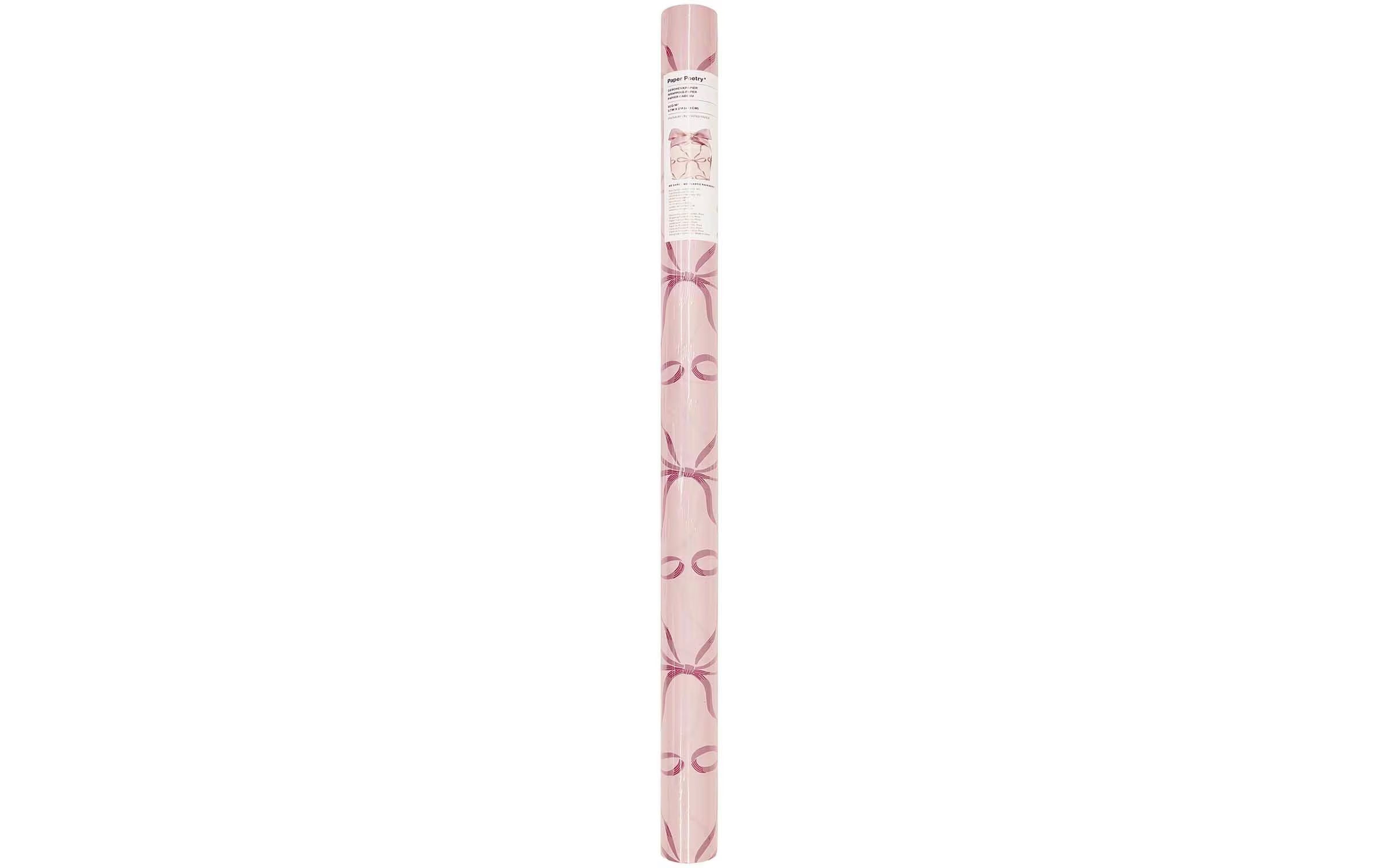 Rico Geschenkpapier Schleifen, rosa
