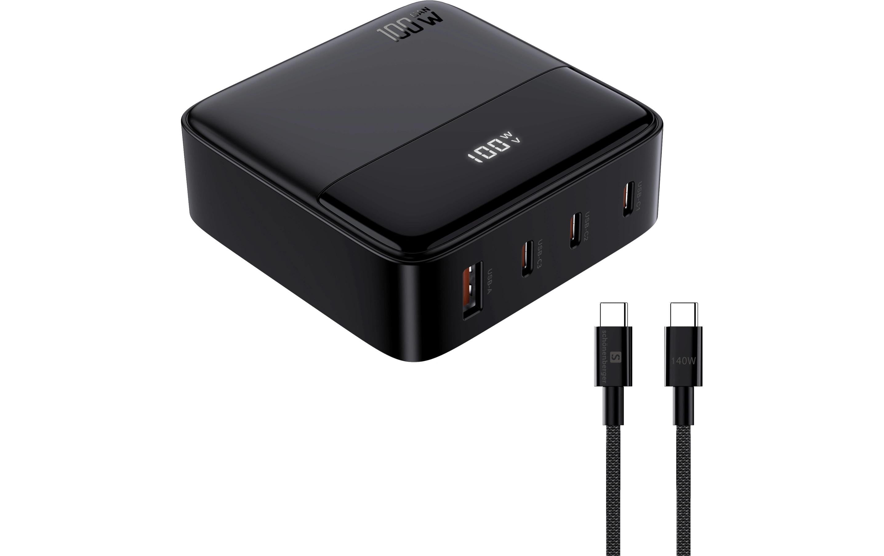 Schönenberger Desktop USB-Charger 100W GaN