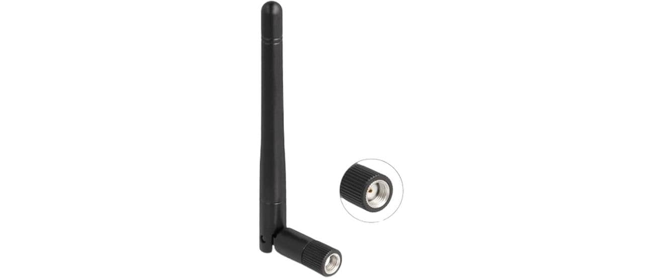 Delock WLAN Antenne, 2dBi, mit Kippgelenk