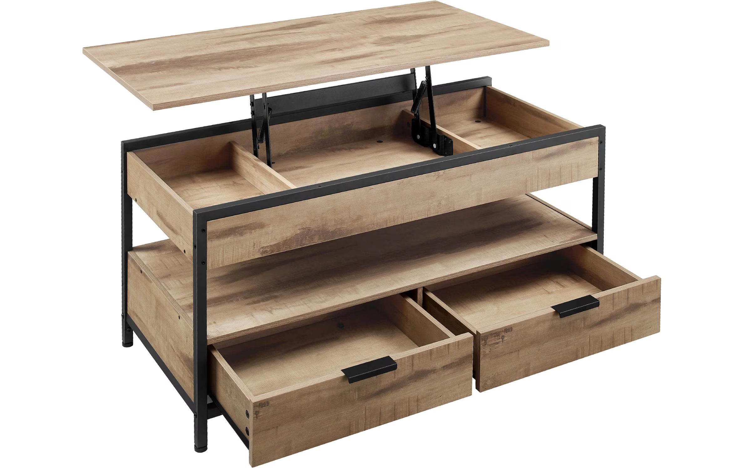 Vasagle Couchtisch Kamelbraun