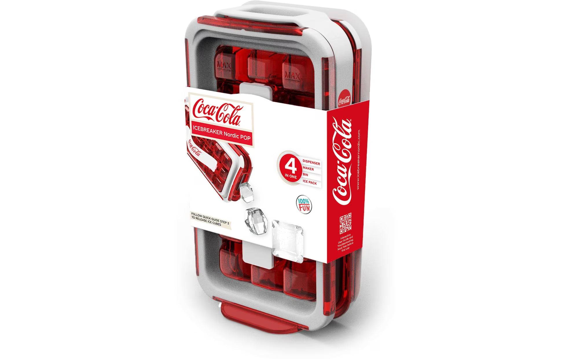 Icebreaker Eiswürfel-Form POP Coca Cola