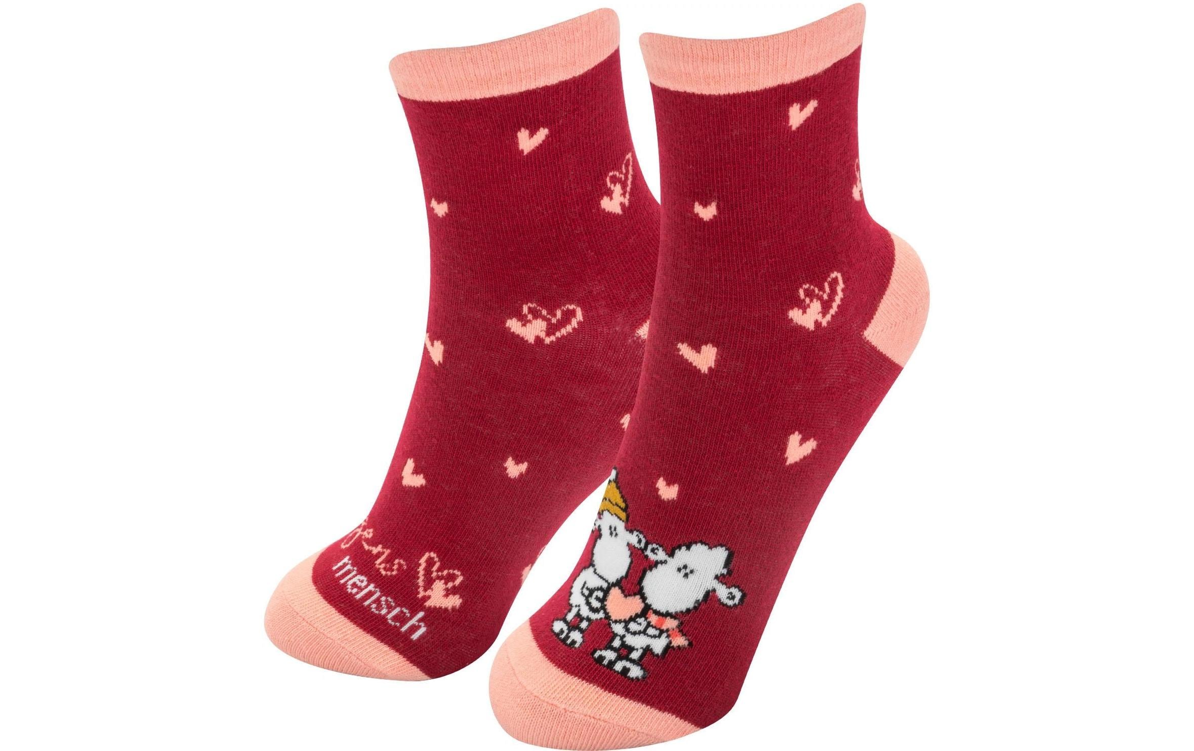 Sheepworld Zaubersocken Frauen Herzen