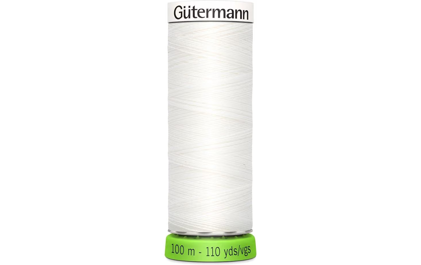 Gütermann Nähfaden rPET, weiss