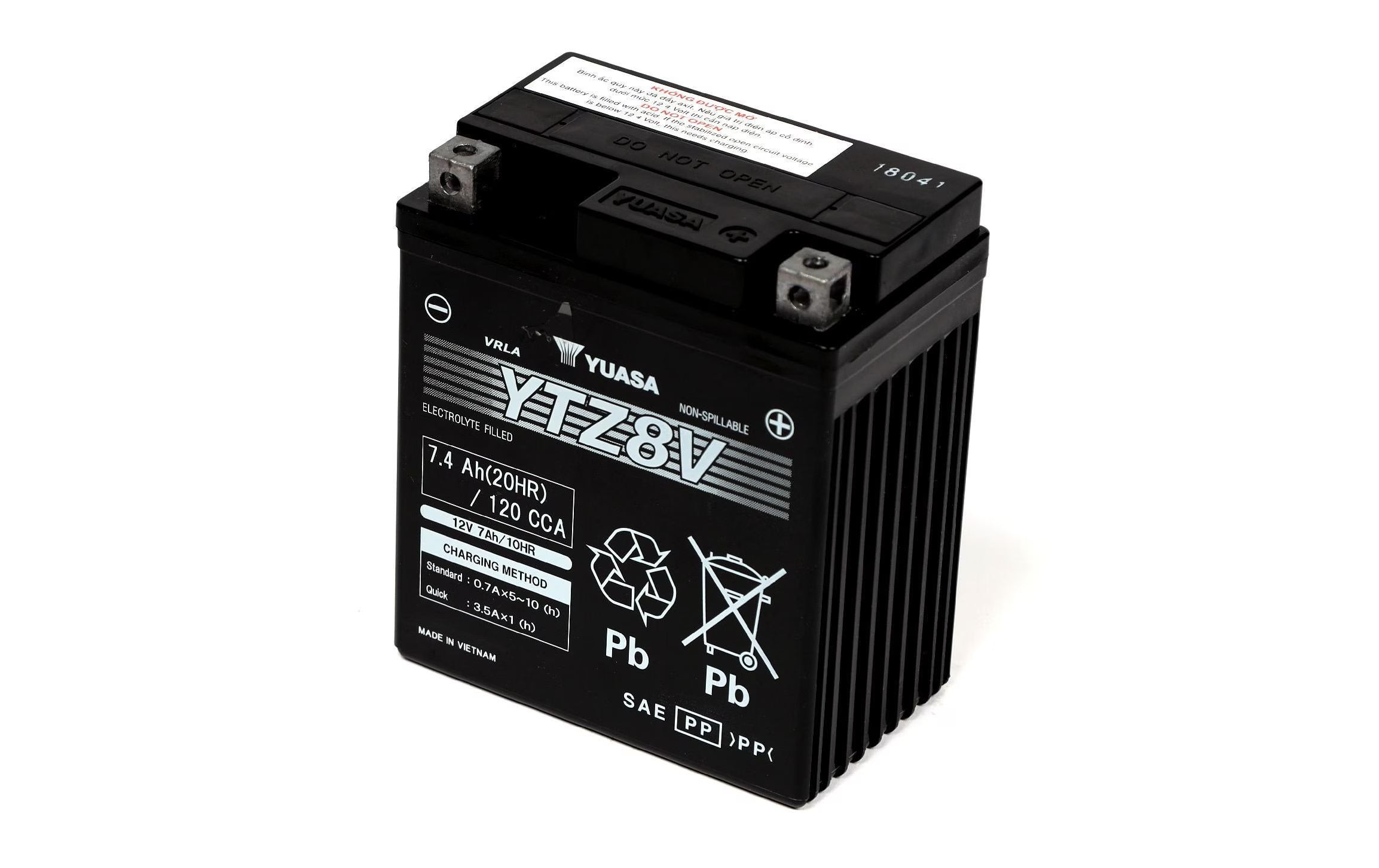 YUASA AGM 12V/7.4Ah/120A