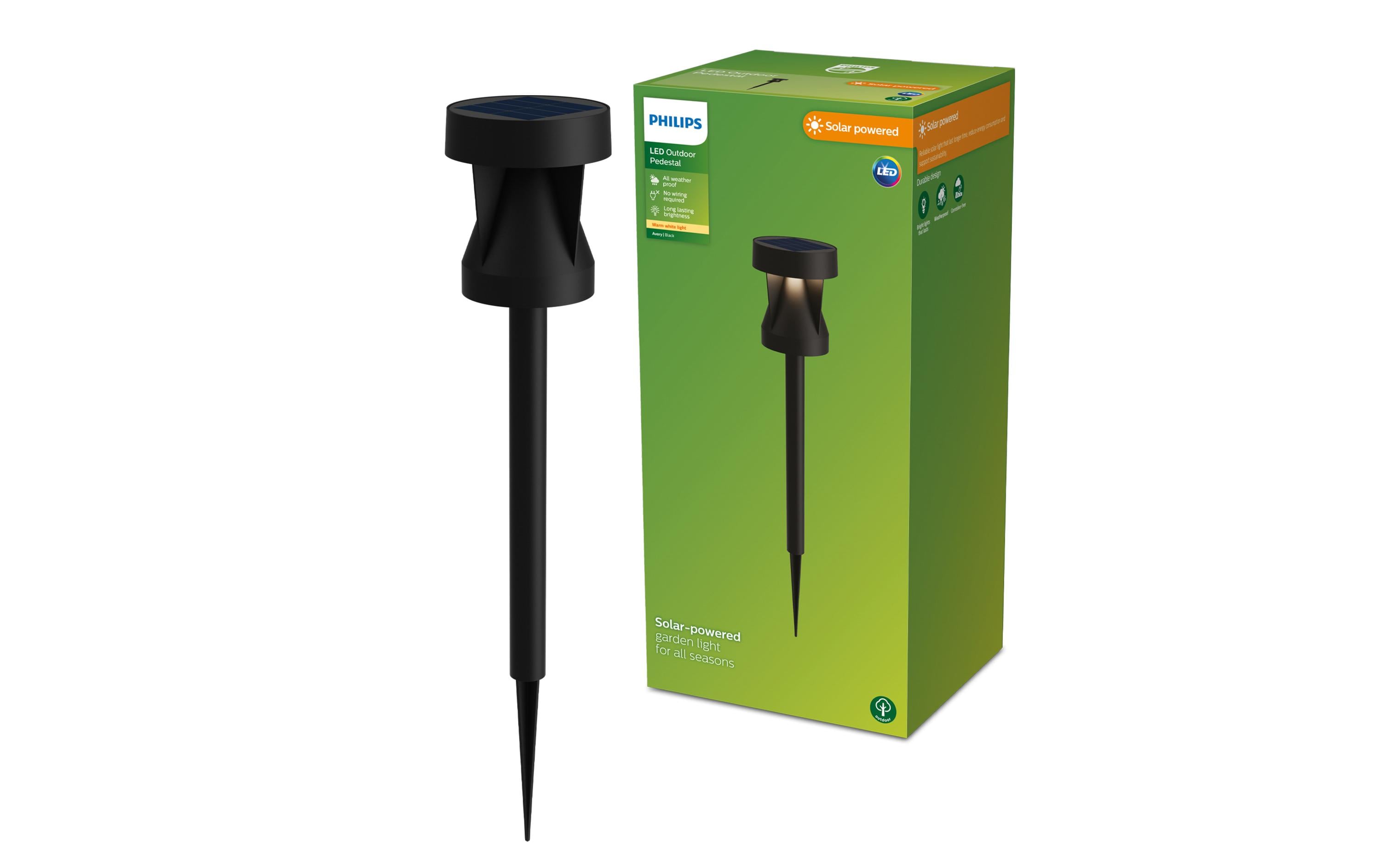 Philips Outdoor Sockelspiess Solar Avery