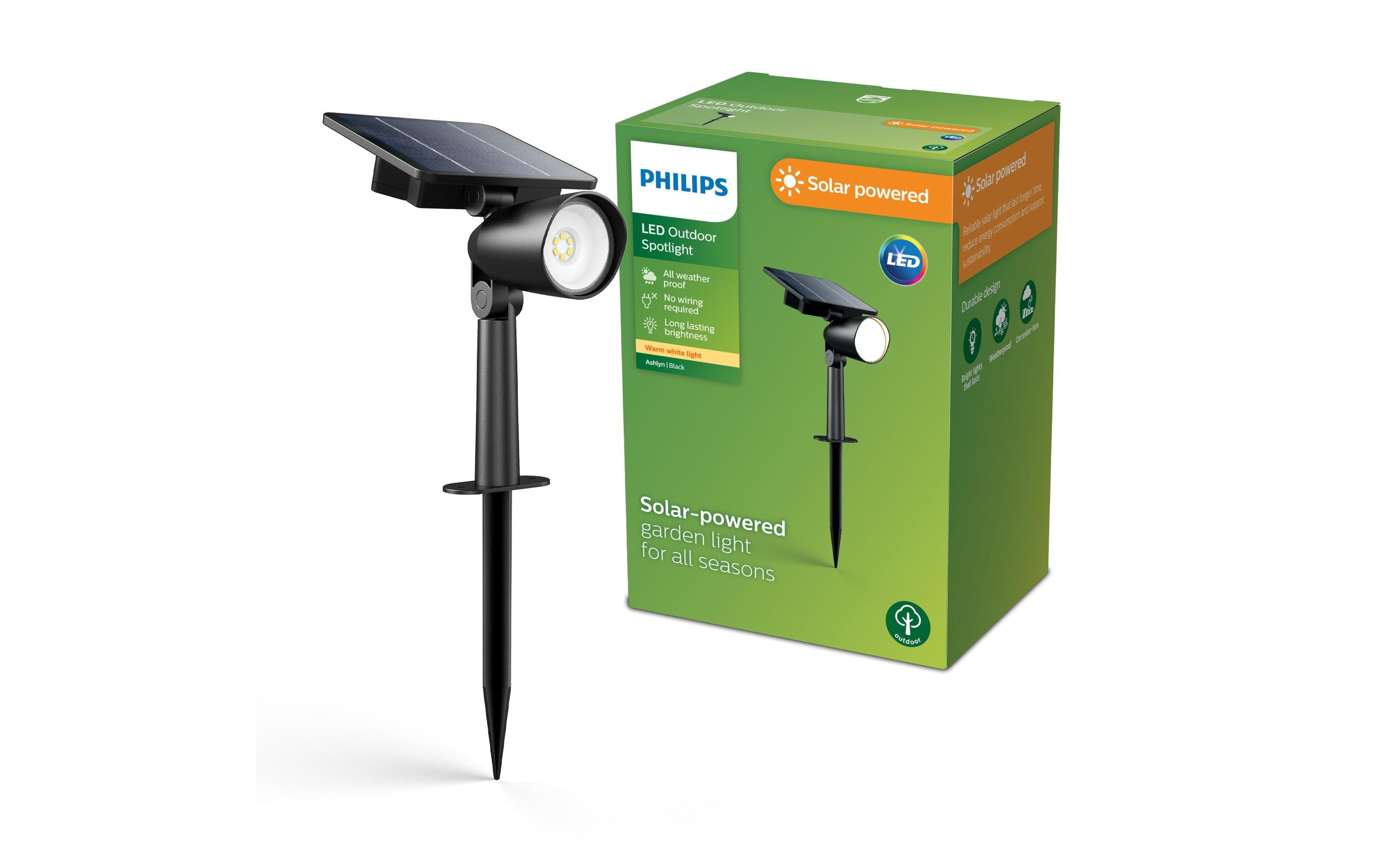 Philips Wand Sockelspiess Solar Ashlyn