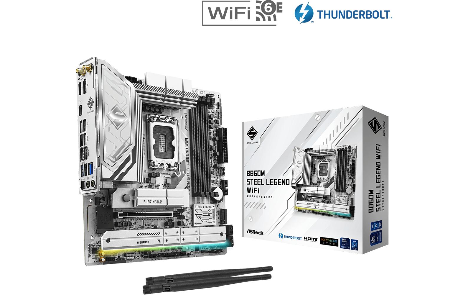 ASRock B860M STEEL LEGEND WF, mATX, LGA1851