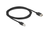 Delock, USB 2.0-Kabel USB A - USB B 2 m