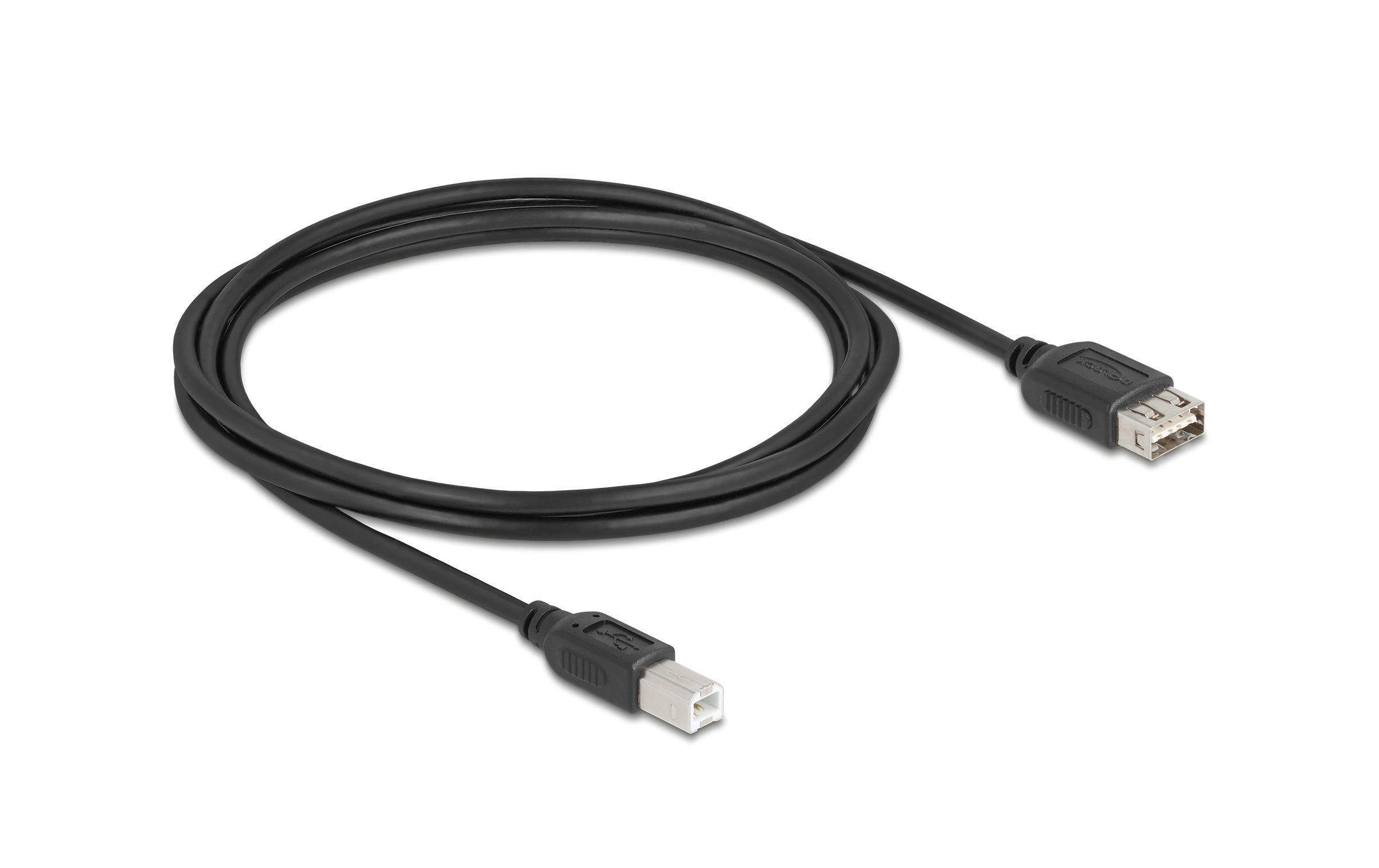 Delock, USB 2.0-Kabel USB A - USB B 2 m