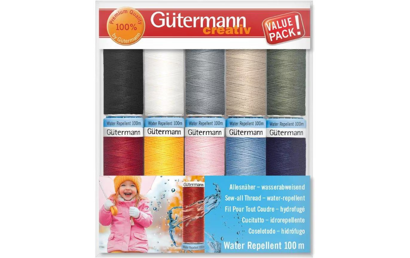 Gütermann Nähfaden Set Water Repellent