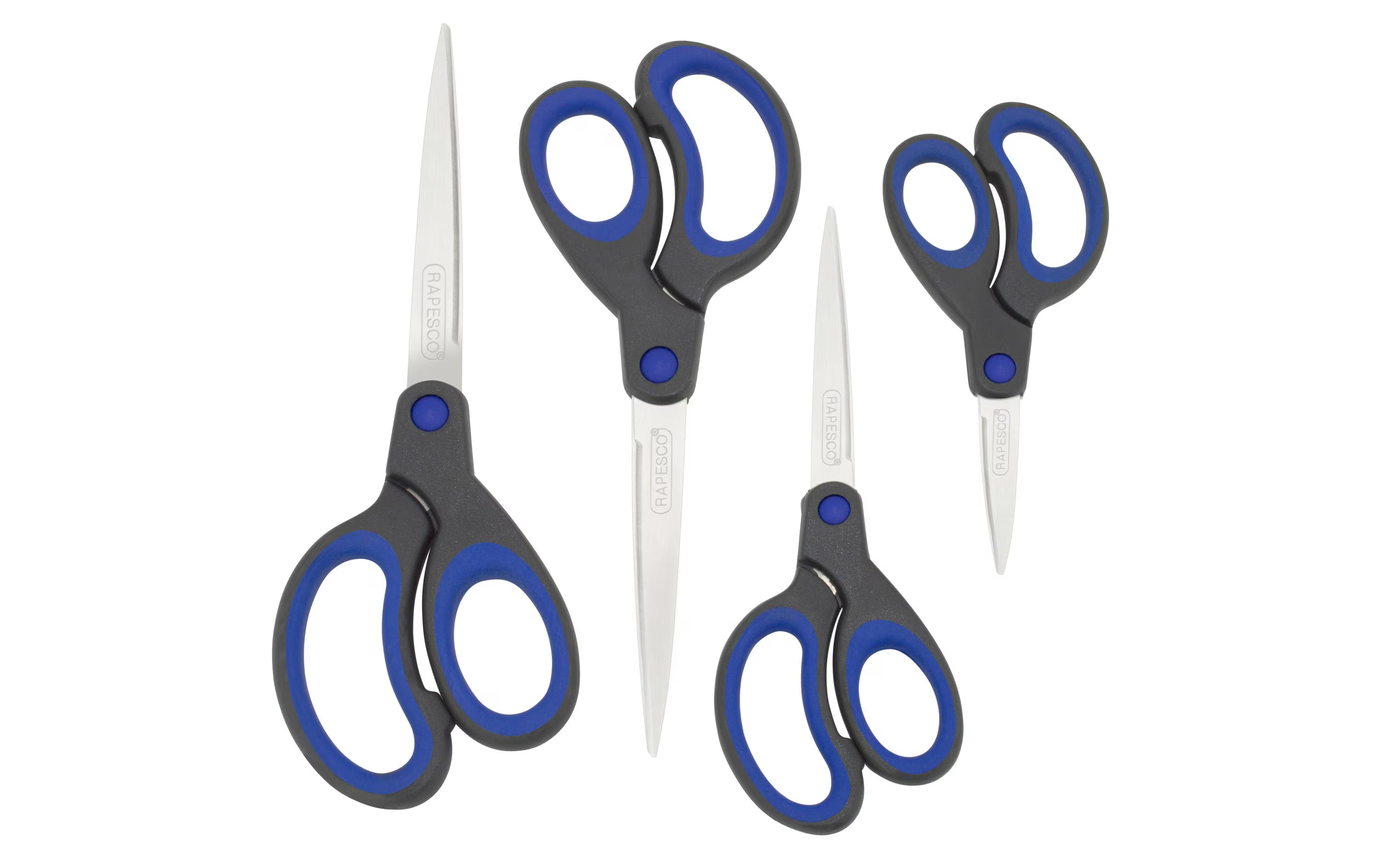 Rapesco Soft Grip Edelstahlscheren 4 Stk.