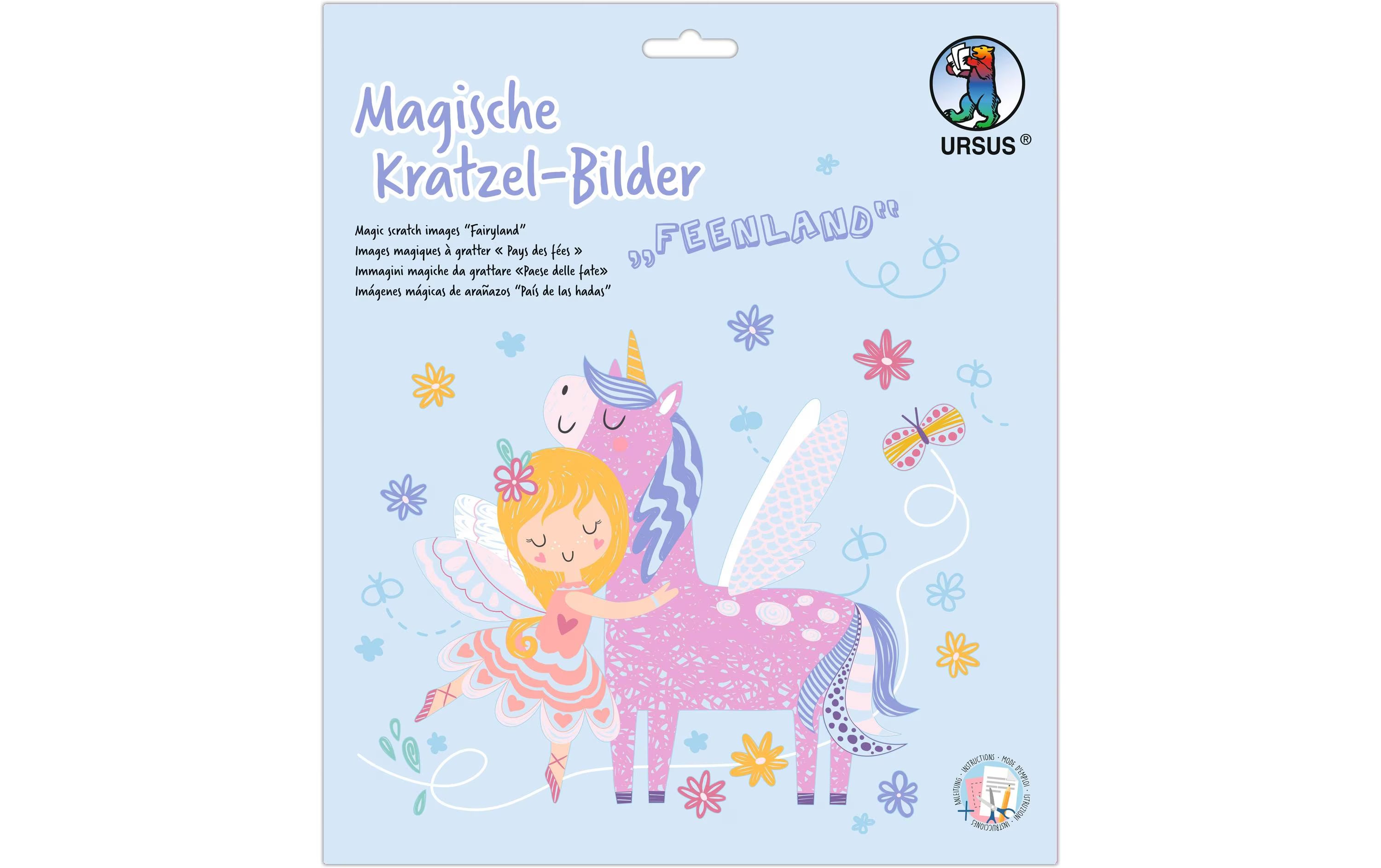 URSUS Bastelset Kratzbilder