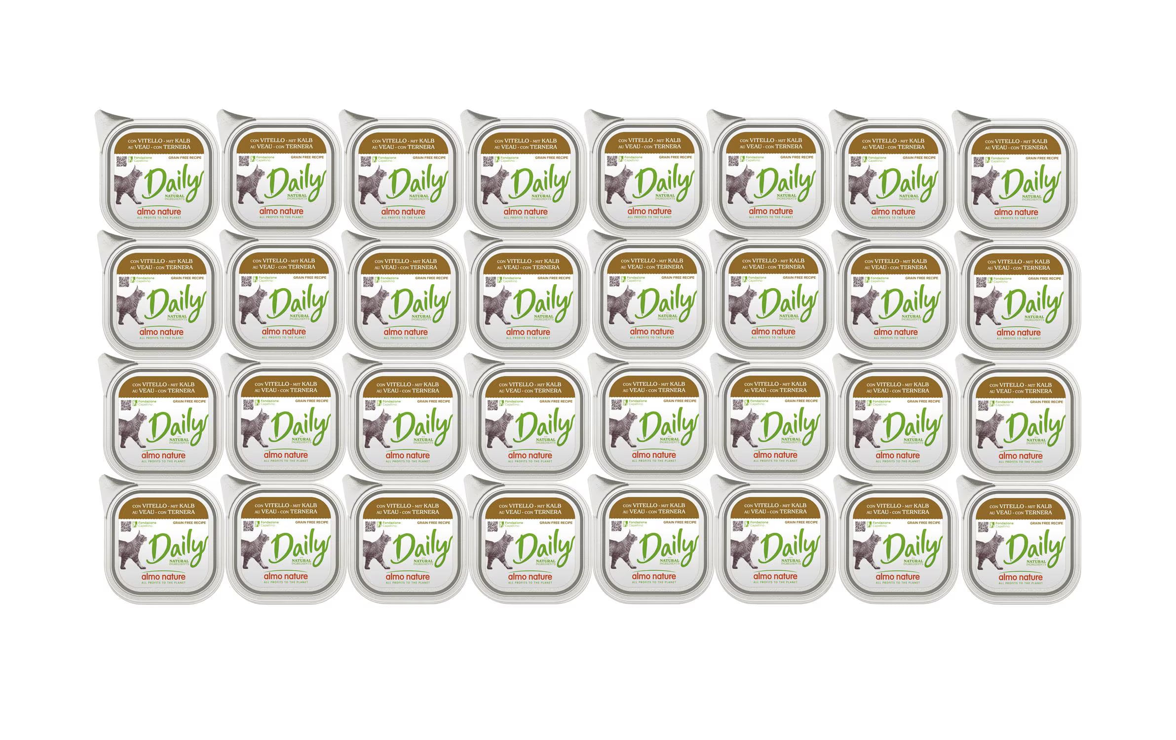 Almo Nature Nassfutter Daily Kalb KIT