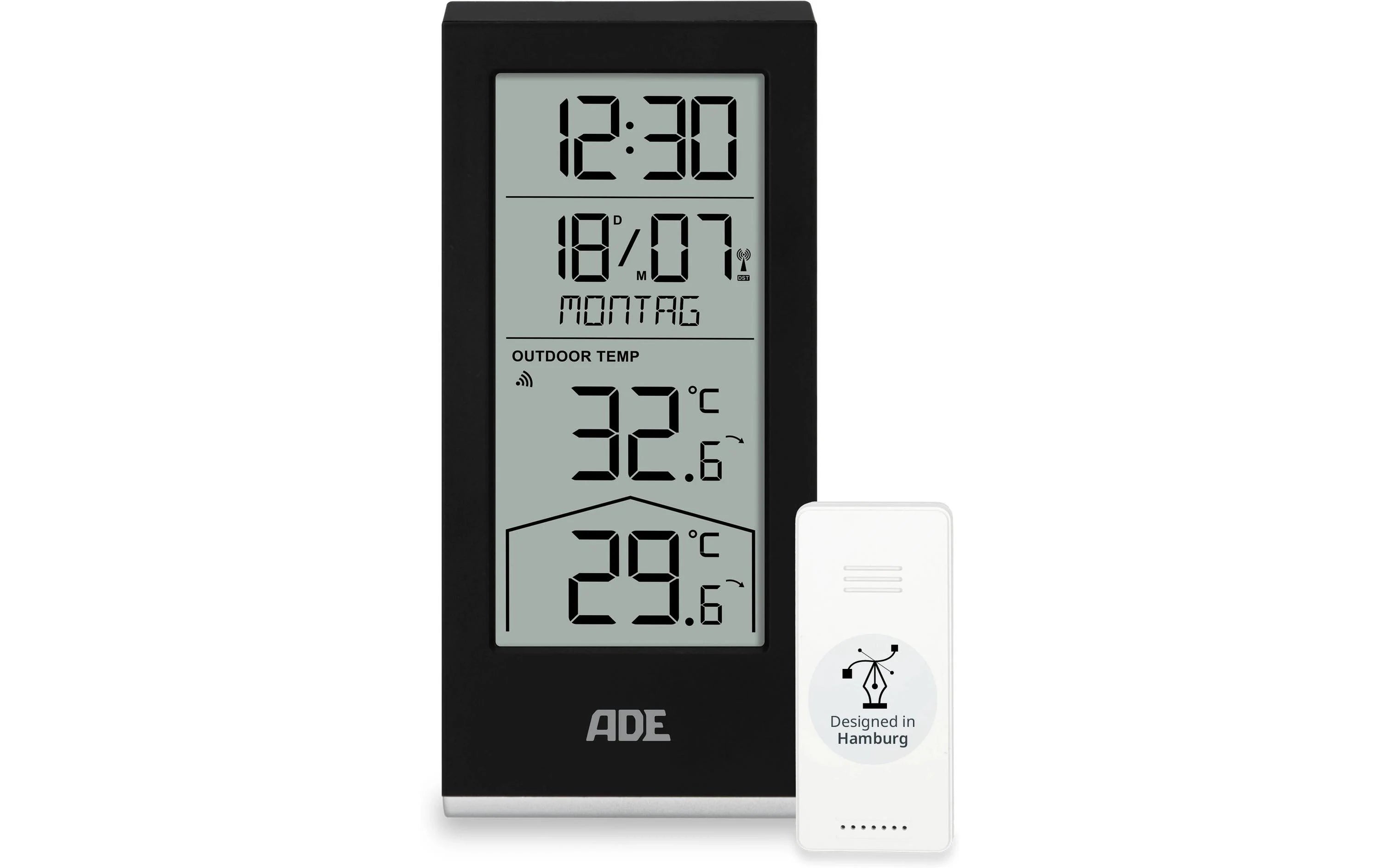 ADE Wetterstation mit Funk-Aussensensor