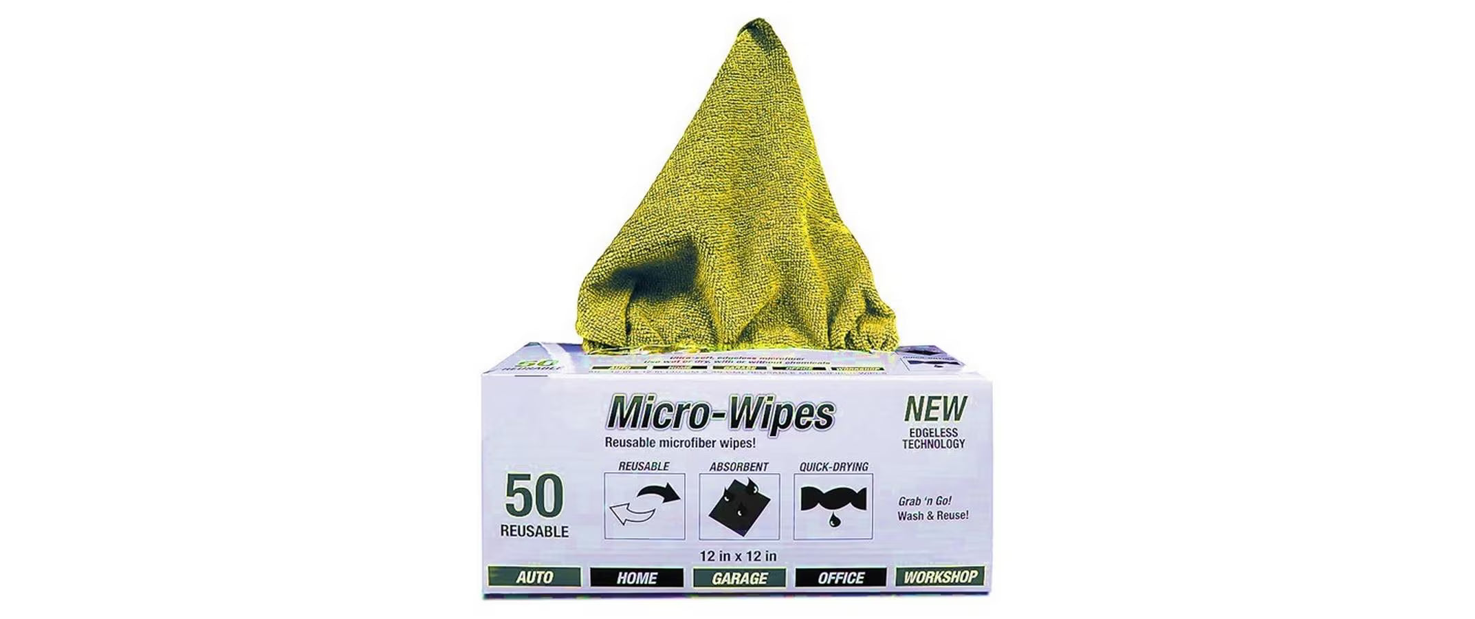 Micro-Wipes Microfasertücher- Box gelb