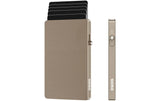 VALENTA, CardCase Aluminium MagSafe Natural
