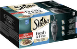Sheba Nassfutter Sauce mit Kabeljau, Lachs