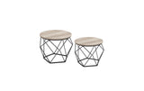 Vasagle Couchtisch, 2er Set