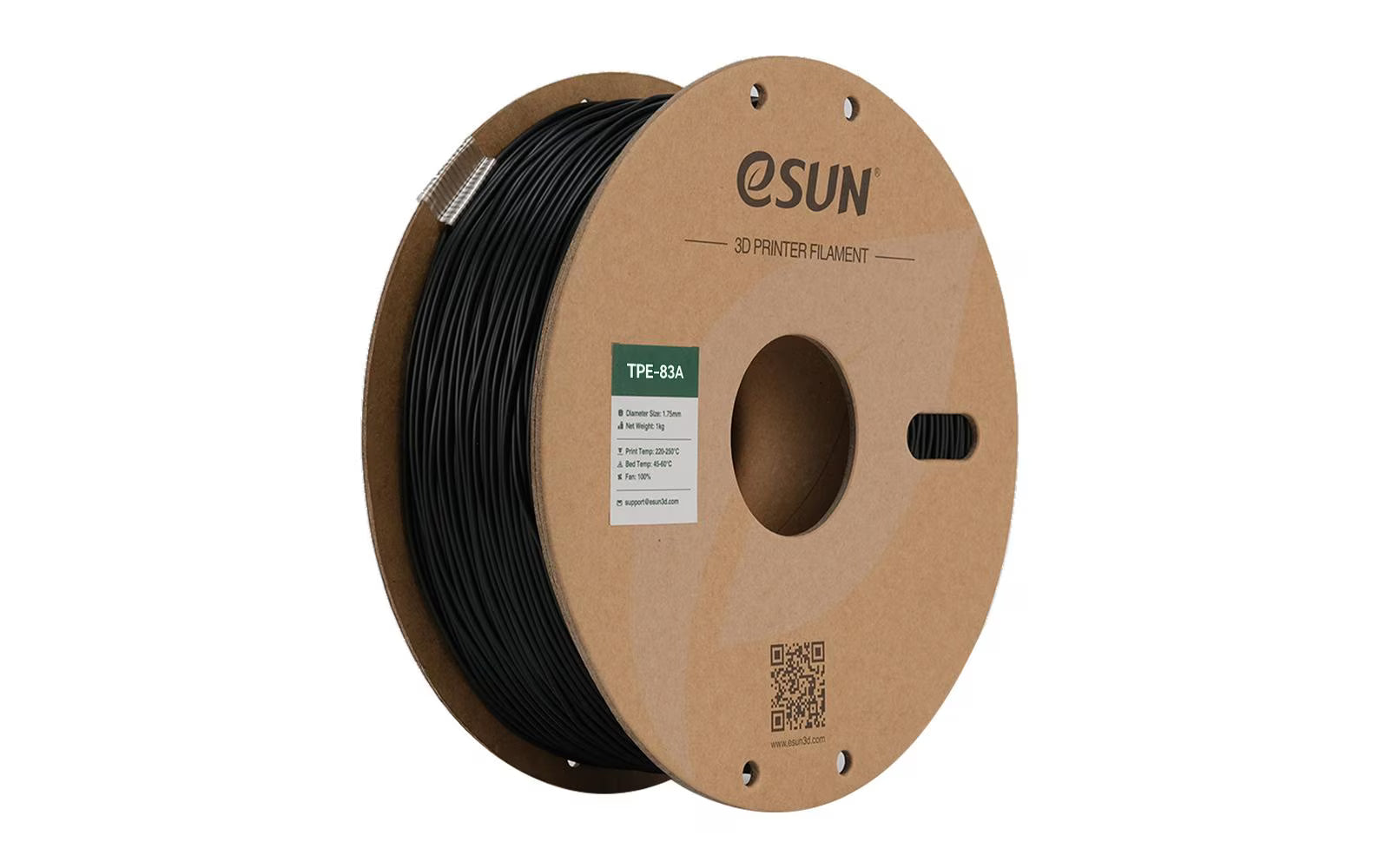eSun, Filament TPU-83A Schwarz 1.75 mm 1 kg