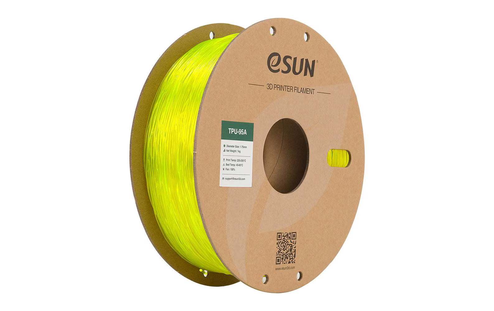eSun, Filament TPU-95A Gelb 1.75 mm 1 kg