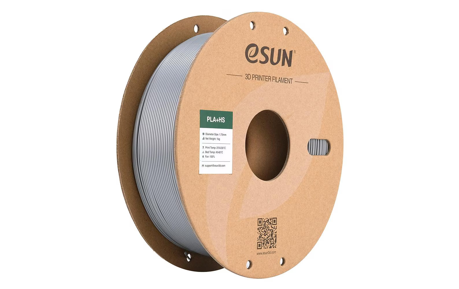 eSun, Filament PLA+ HS Silber 1.75 mm 1 kg
