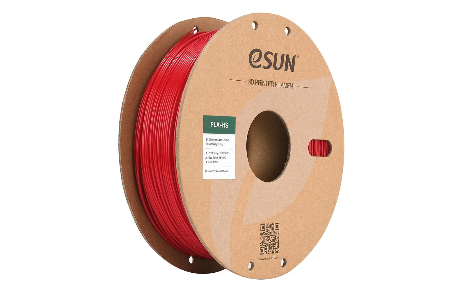 eSun, Filament PLA+ HS Feuerrot 1.75 mm 1 k