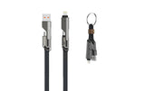 4smarts USB-C Kabel ComboCord Flat 2iin1
