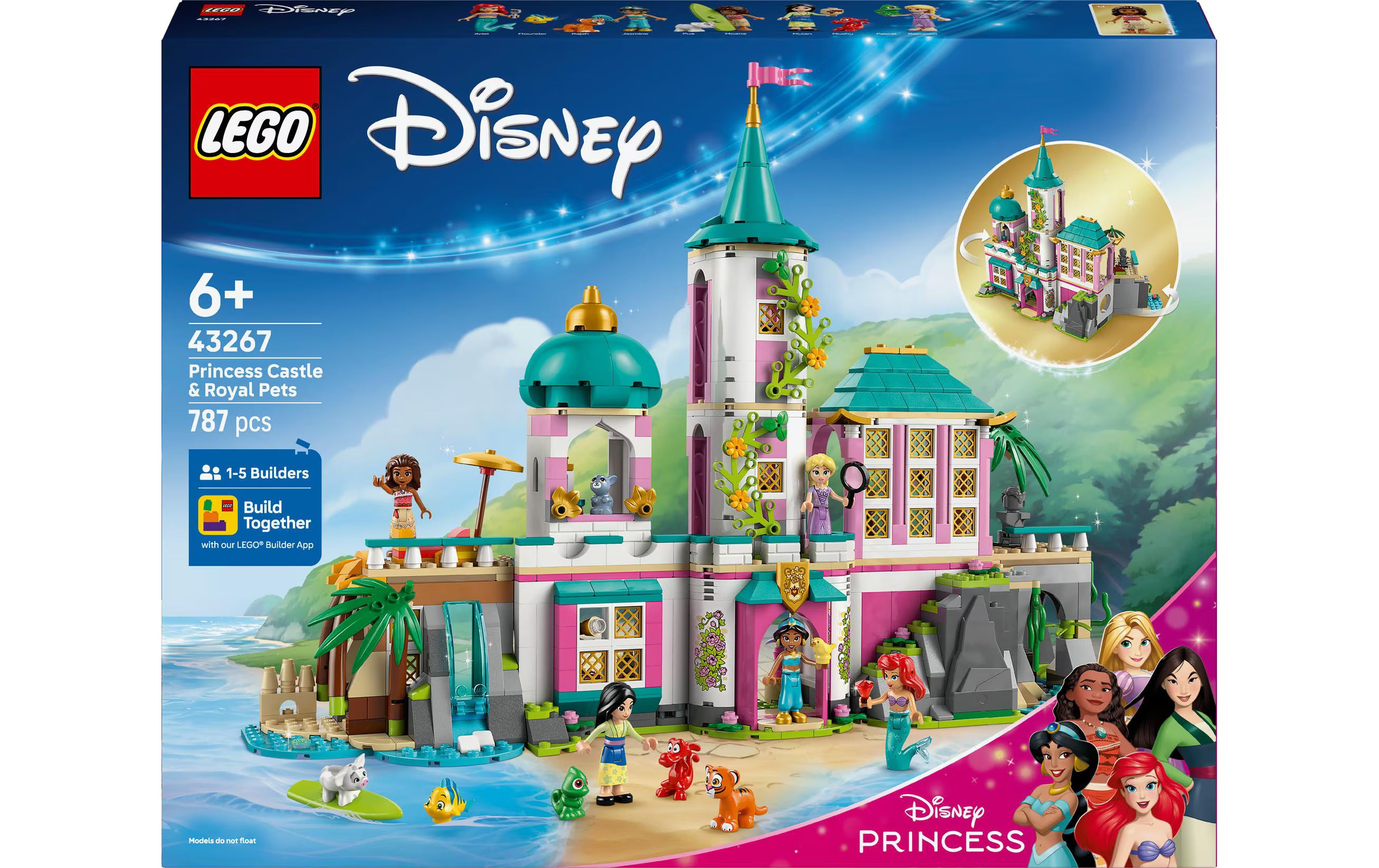 LEGO Prinzessinnenschloss mit Haustieren