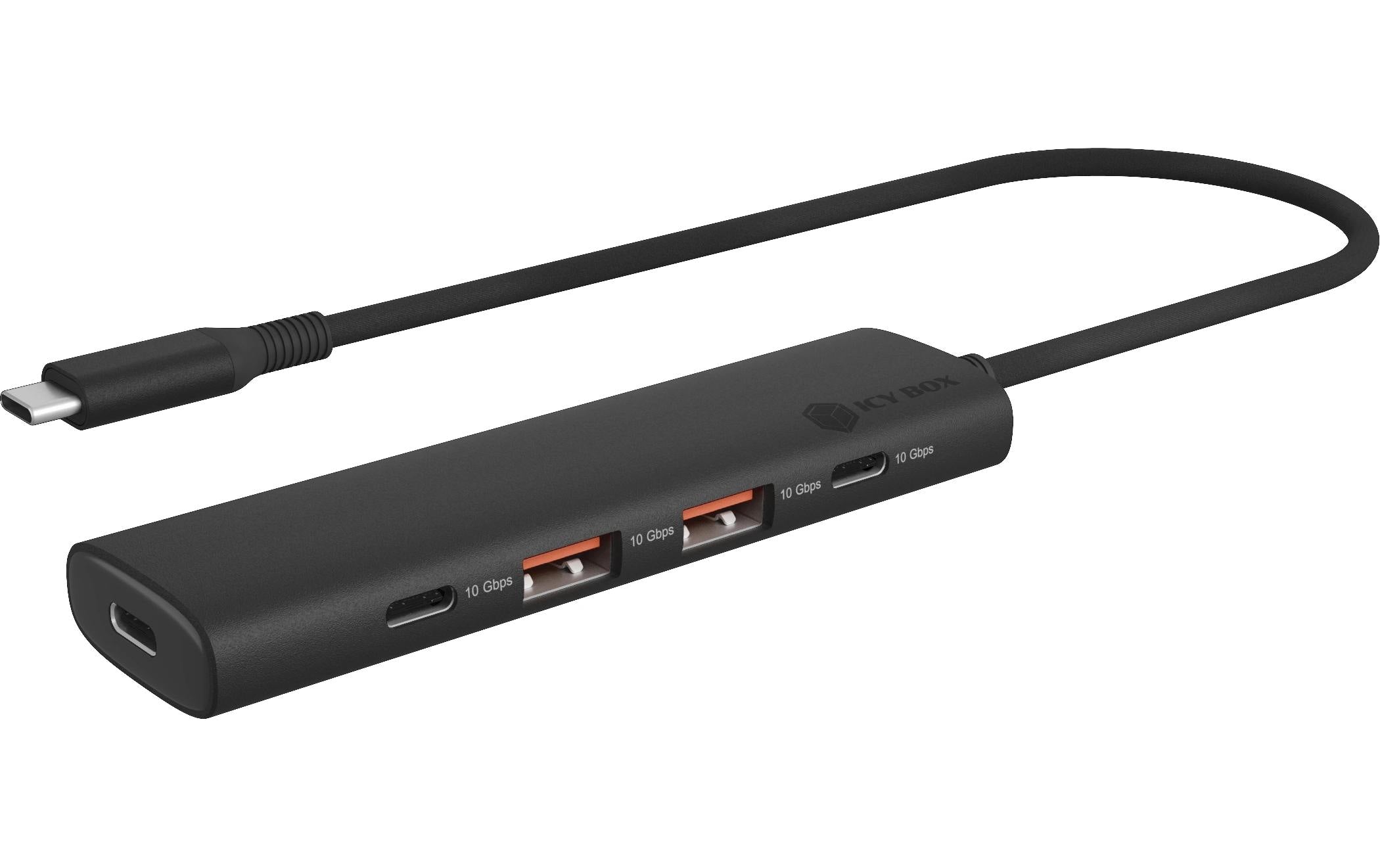 ICY BOX IB-HUB1437-CPD, 2xUSB3.2, 2xUSB-A