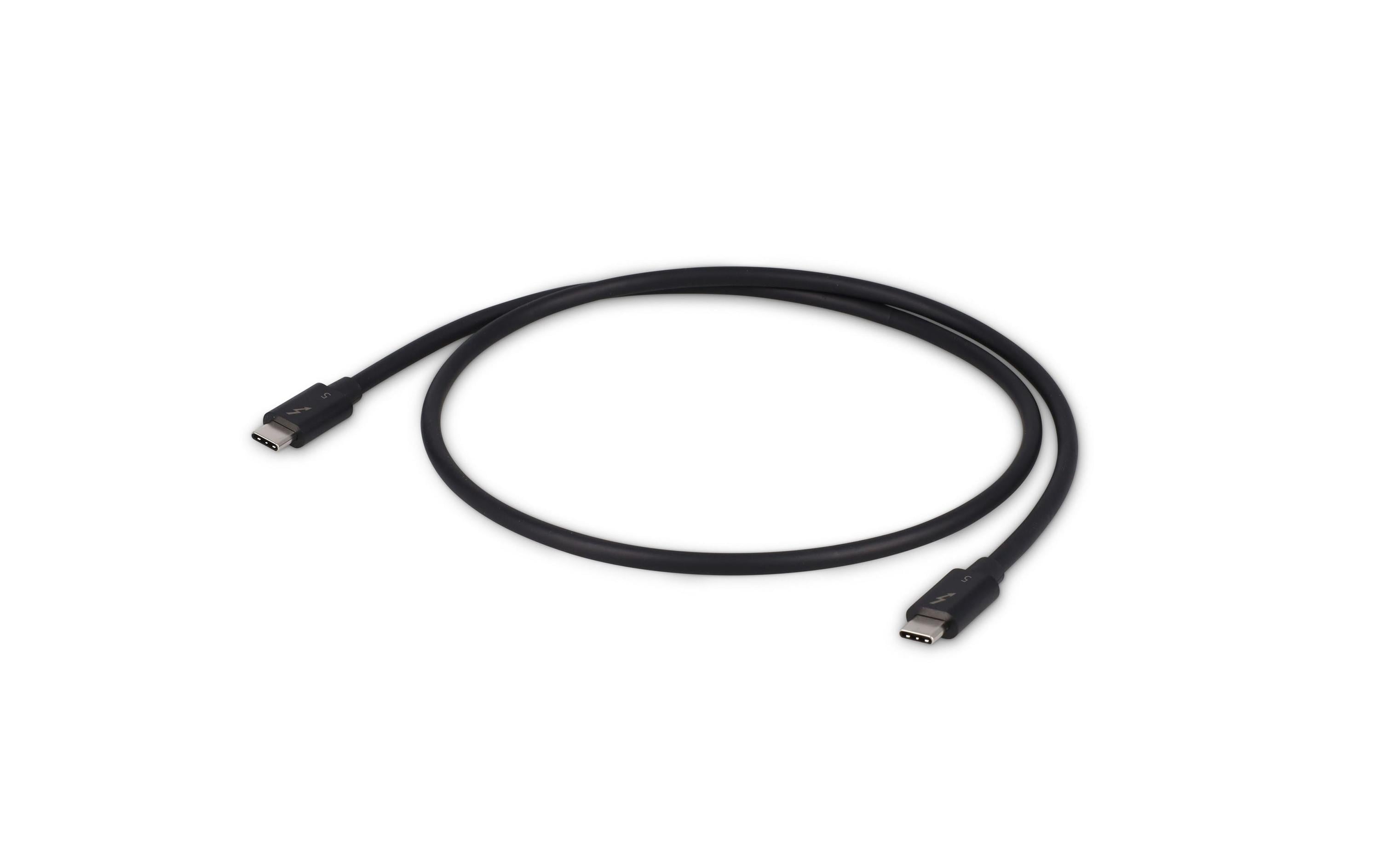 LMP Thunderbolt5-Kabel C-C schw. 0.8m